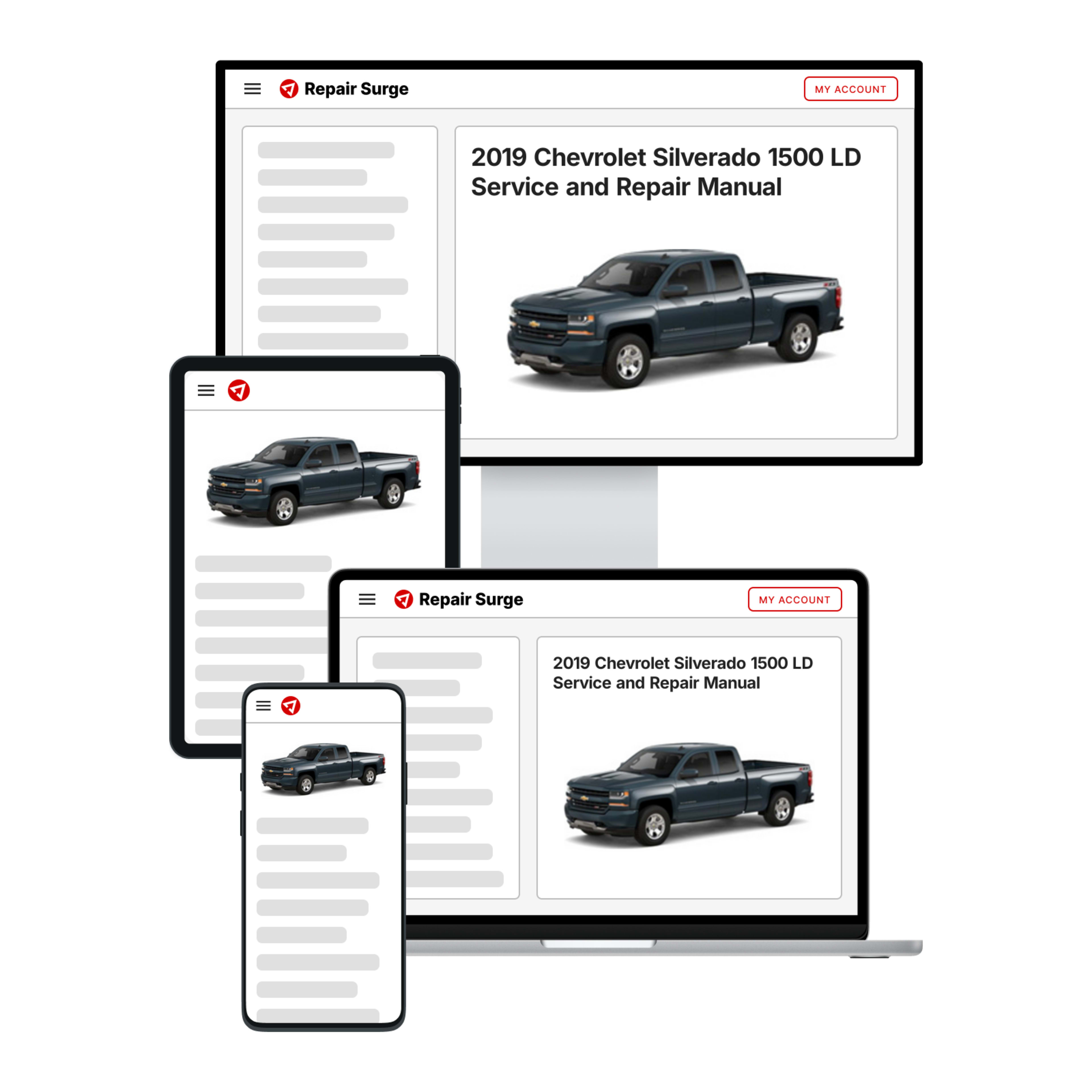 2019 Chevrolet Silverado 1500 LD service and repair manual hero image