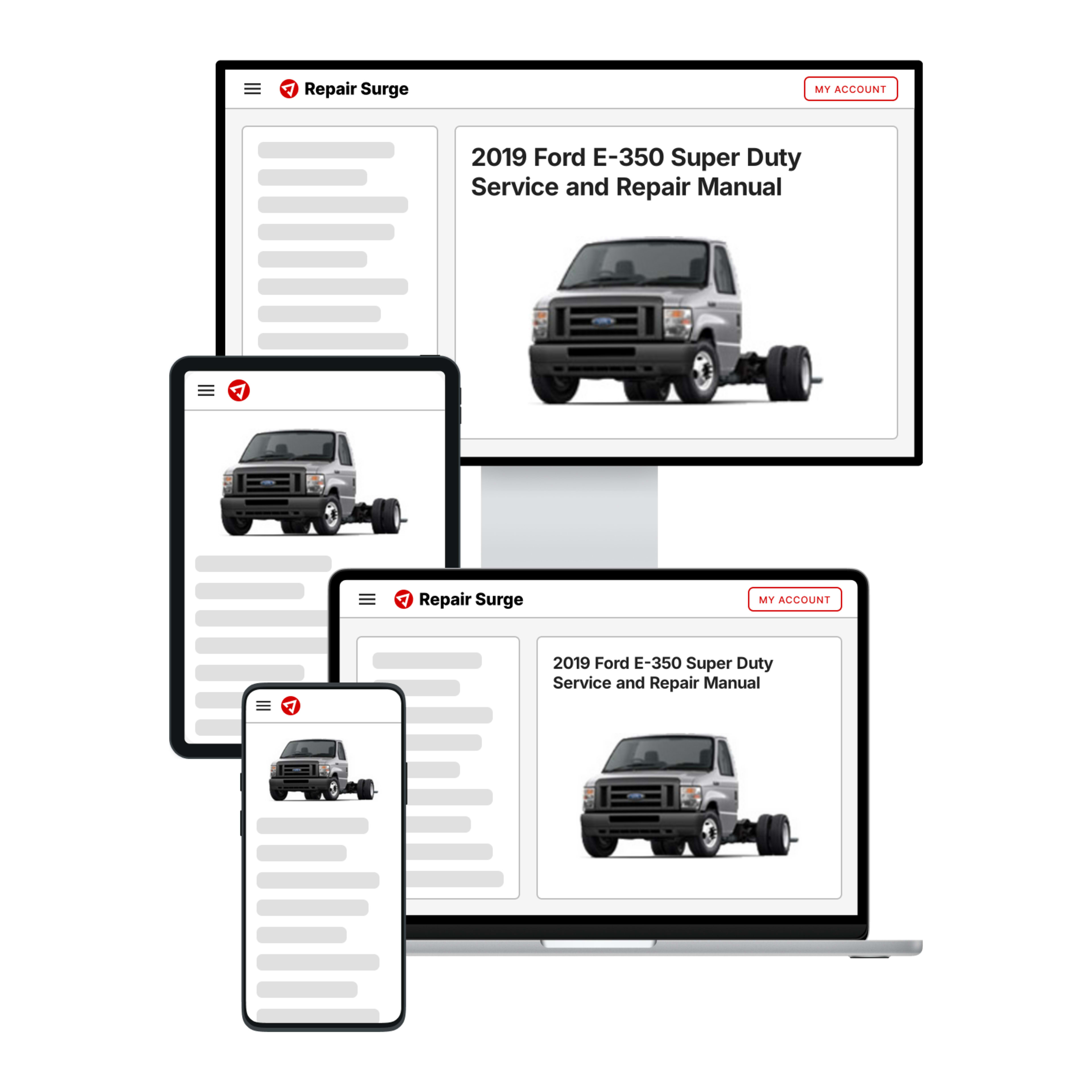 2019 Ford E-350 Super Duty service and repair manual hero image