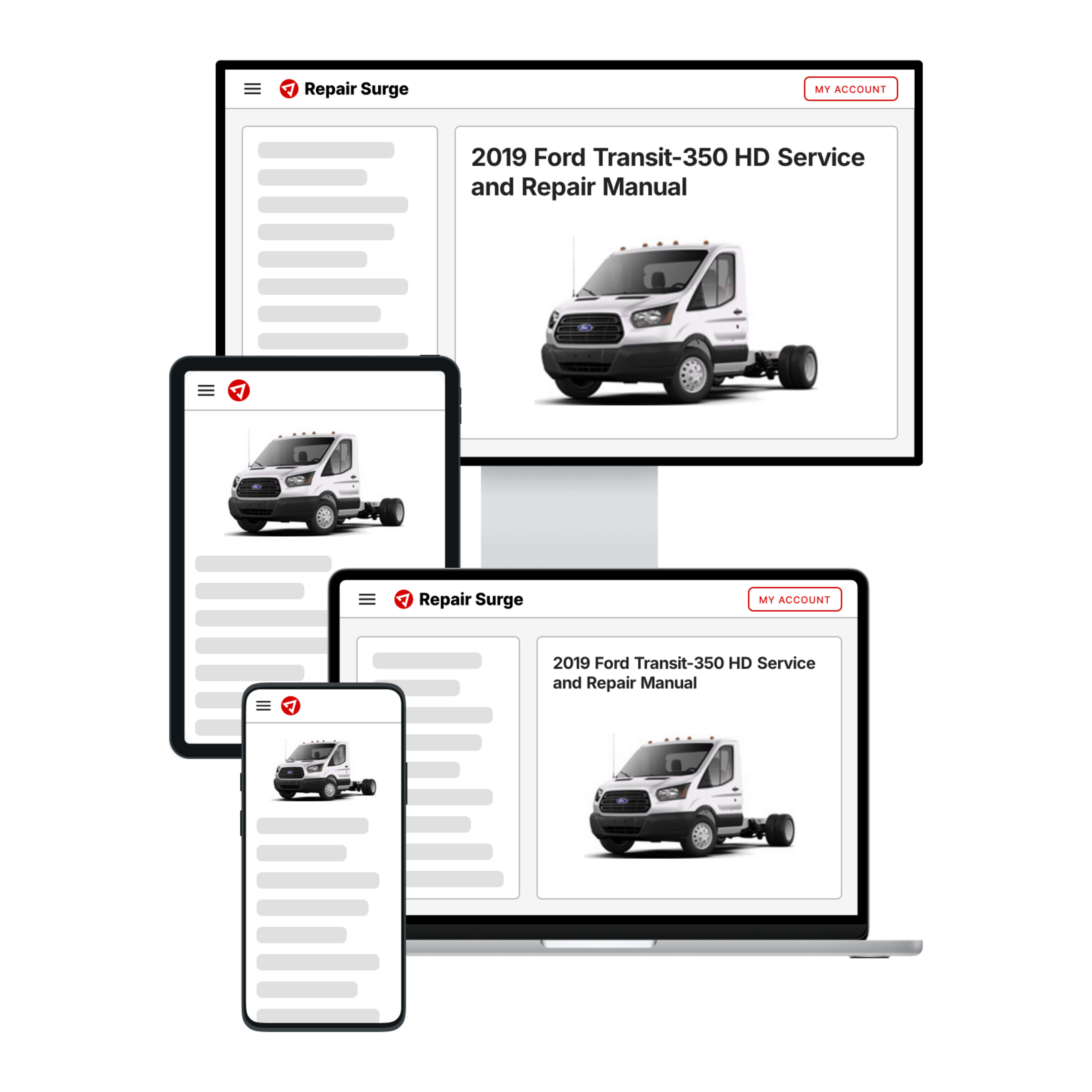 2019 Ford Transit-350 HD service and repair manual hero image