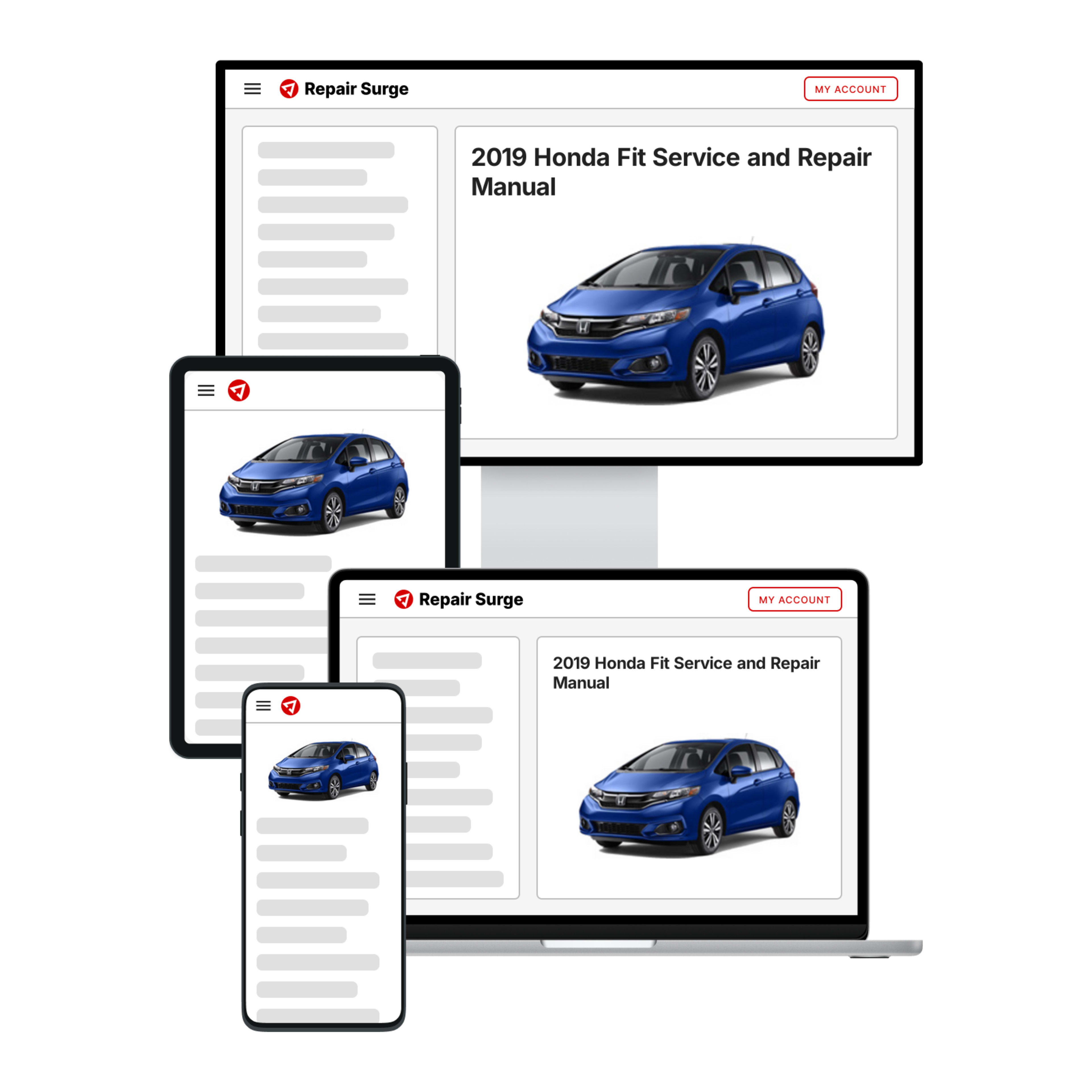 2019 Honda Fit service and repair manual hero image