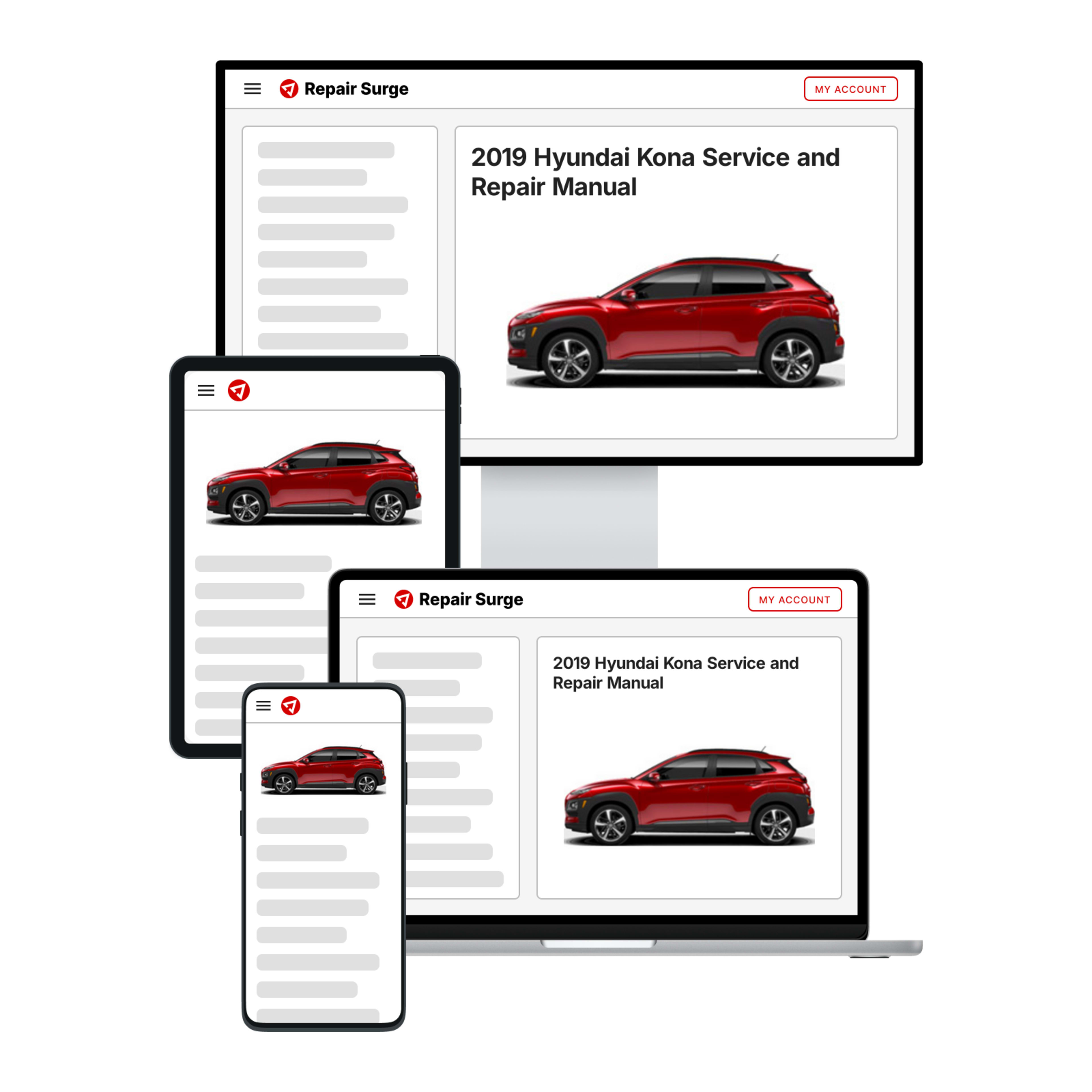 2019 Hyundai Kona service and repair manual hero image