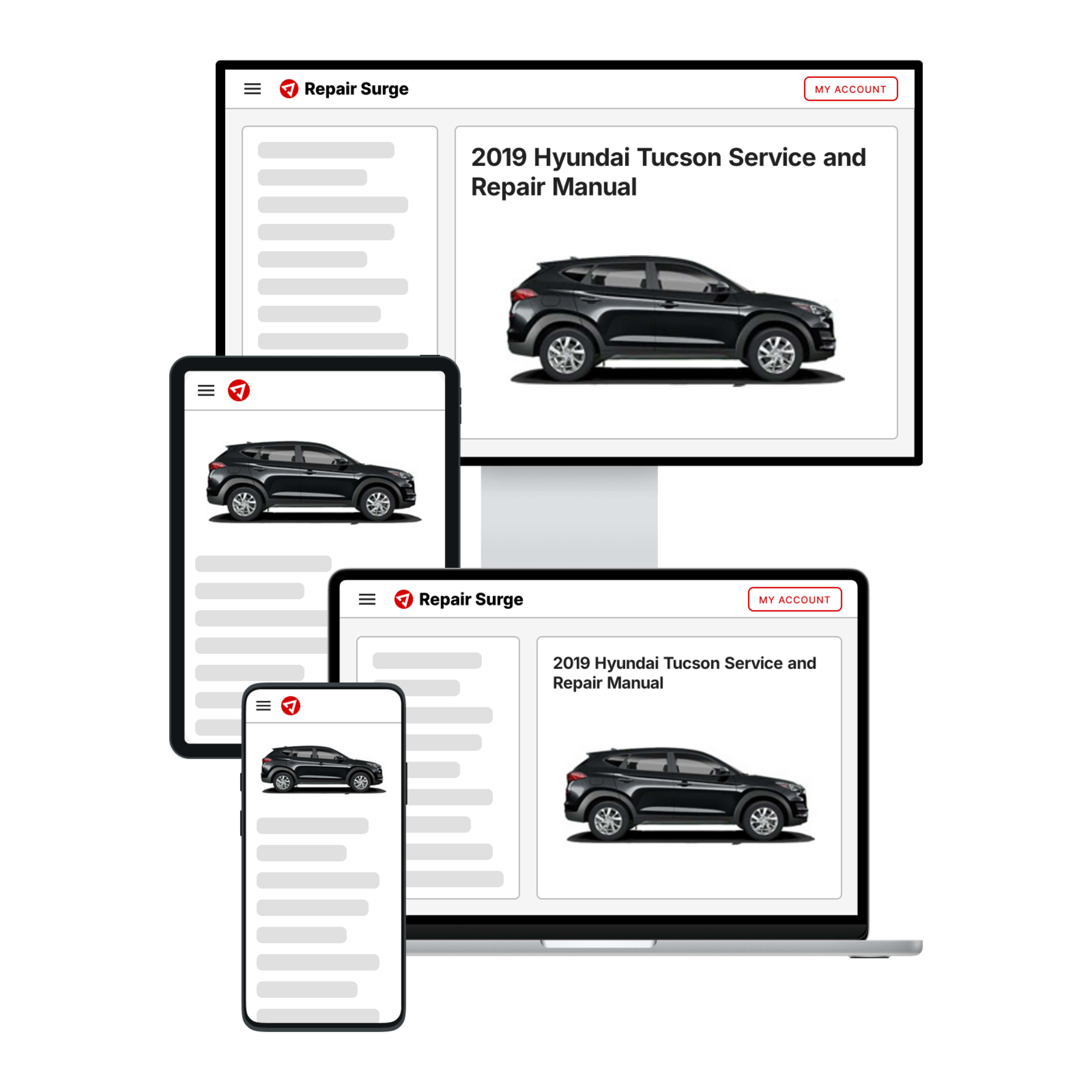 2019 Hyundai Tucson service and repair manual hero image