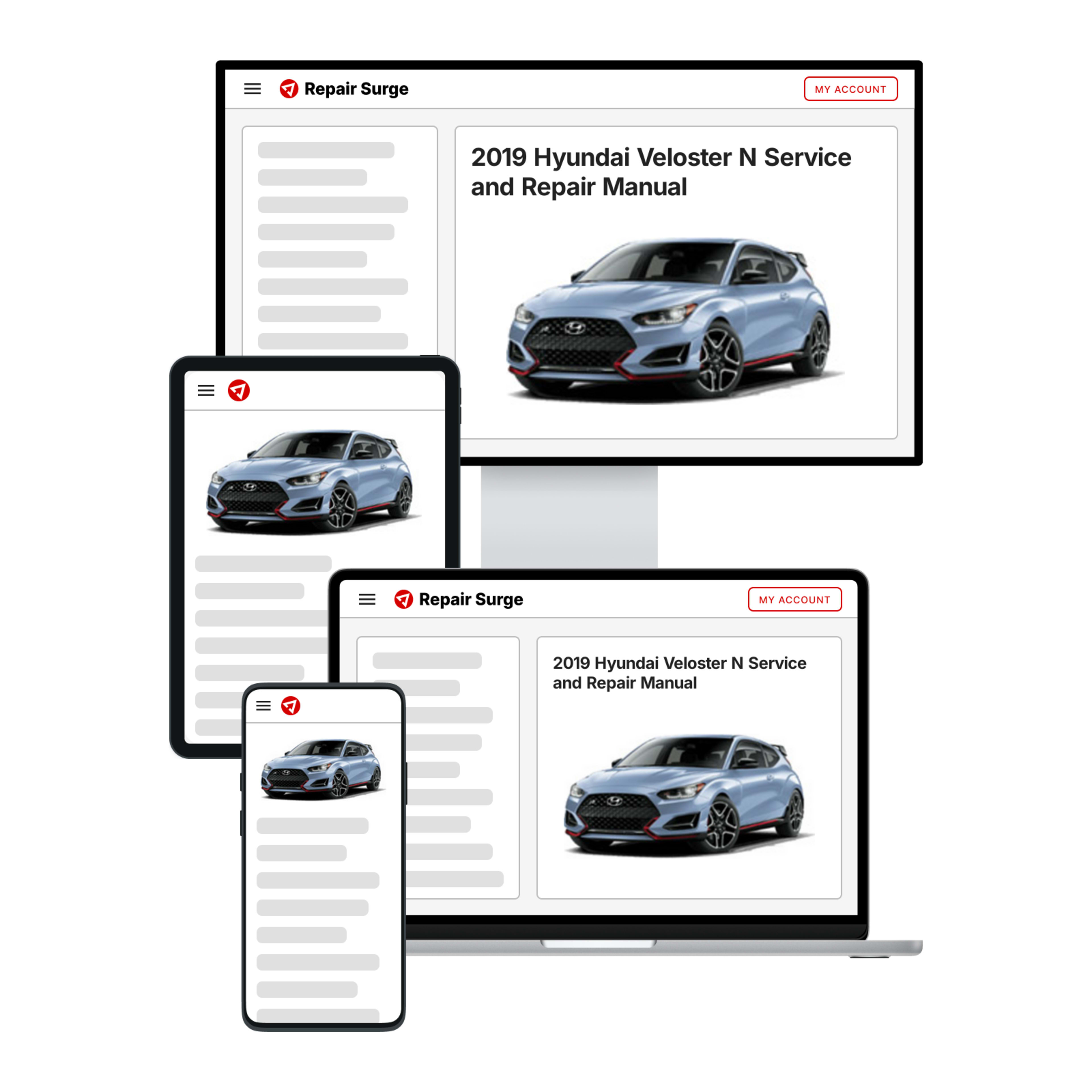 2019 Hyundai Veloster N service and repair manual hero image