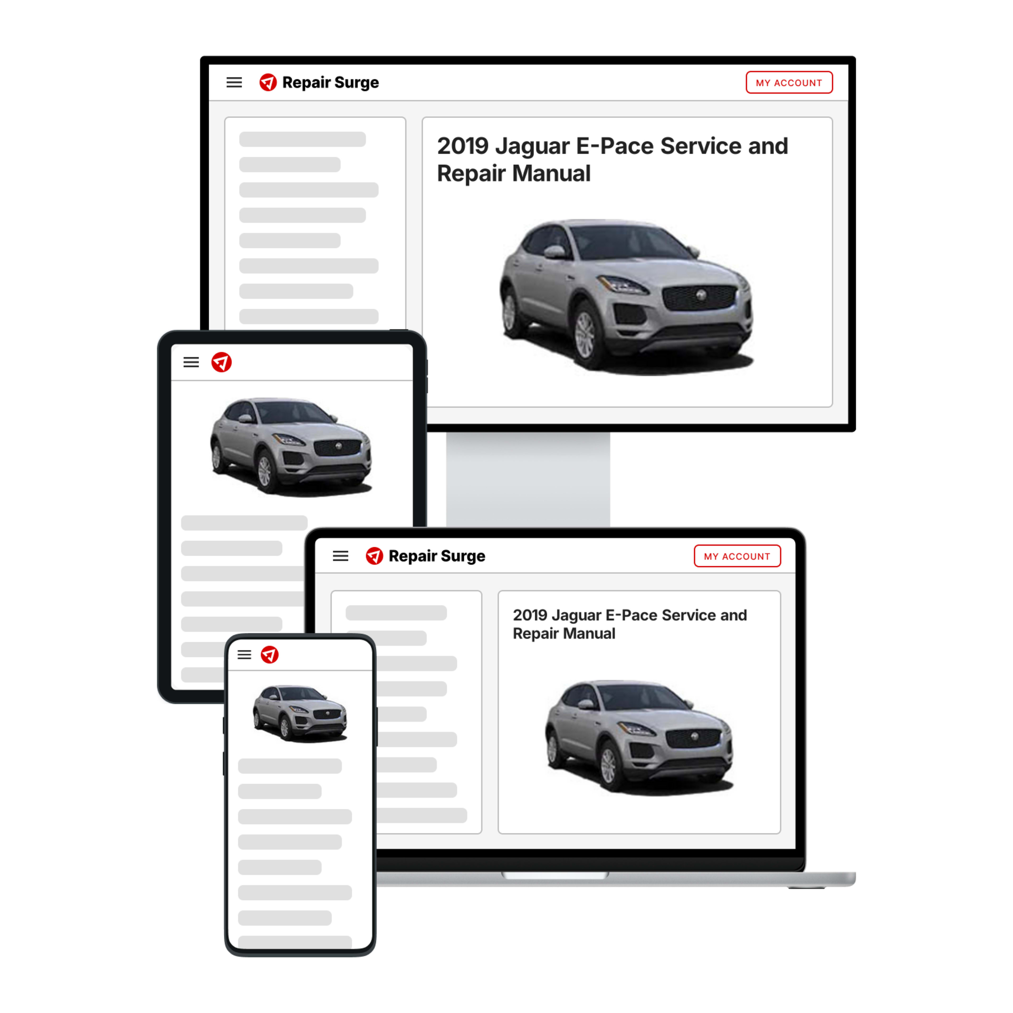 2019 Jaguar E-Pace service and repair manual hero image