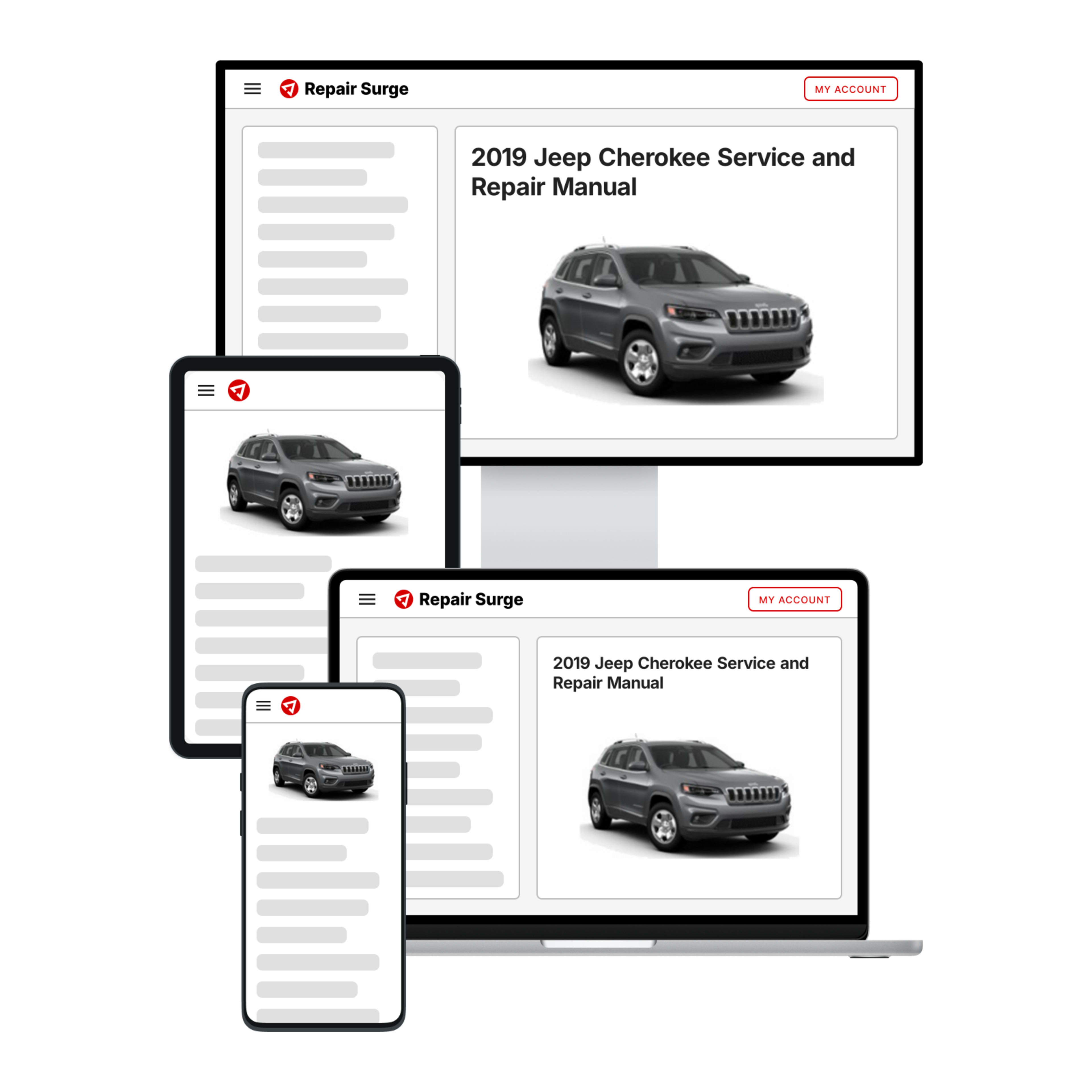 2019 Jeep Cherokee service and repair manual hero image