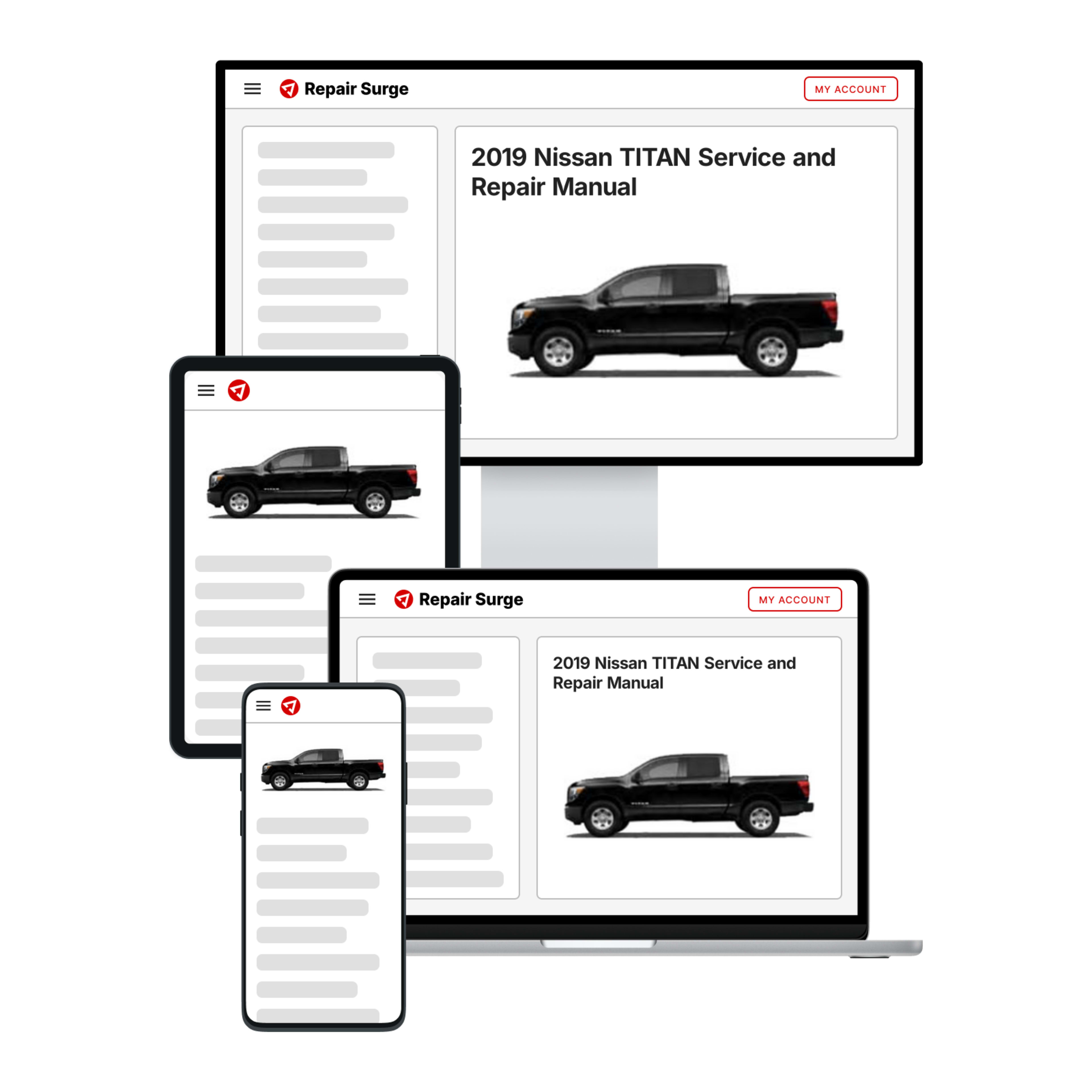2019 Nissan TITAN service and repair manual hero image