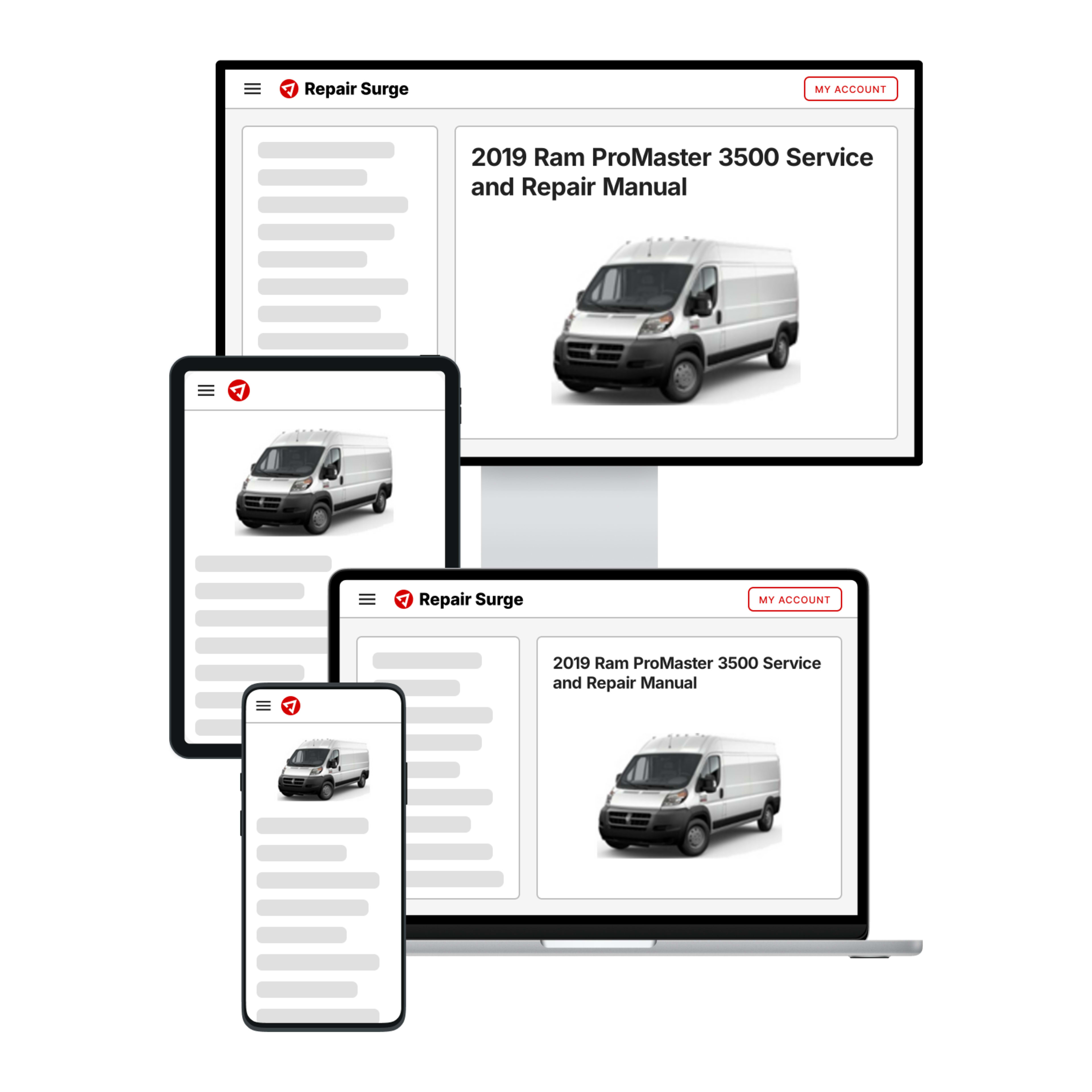 2019 Ram ProMaster 3500 service and repair manual hero image