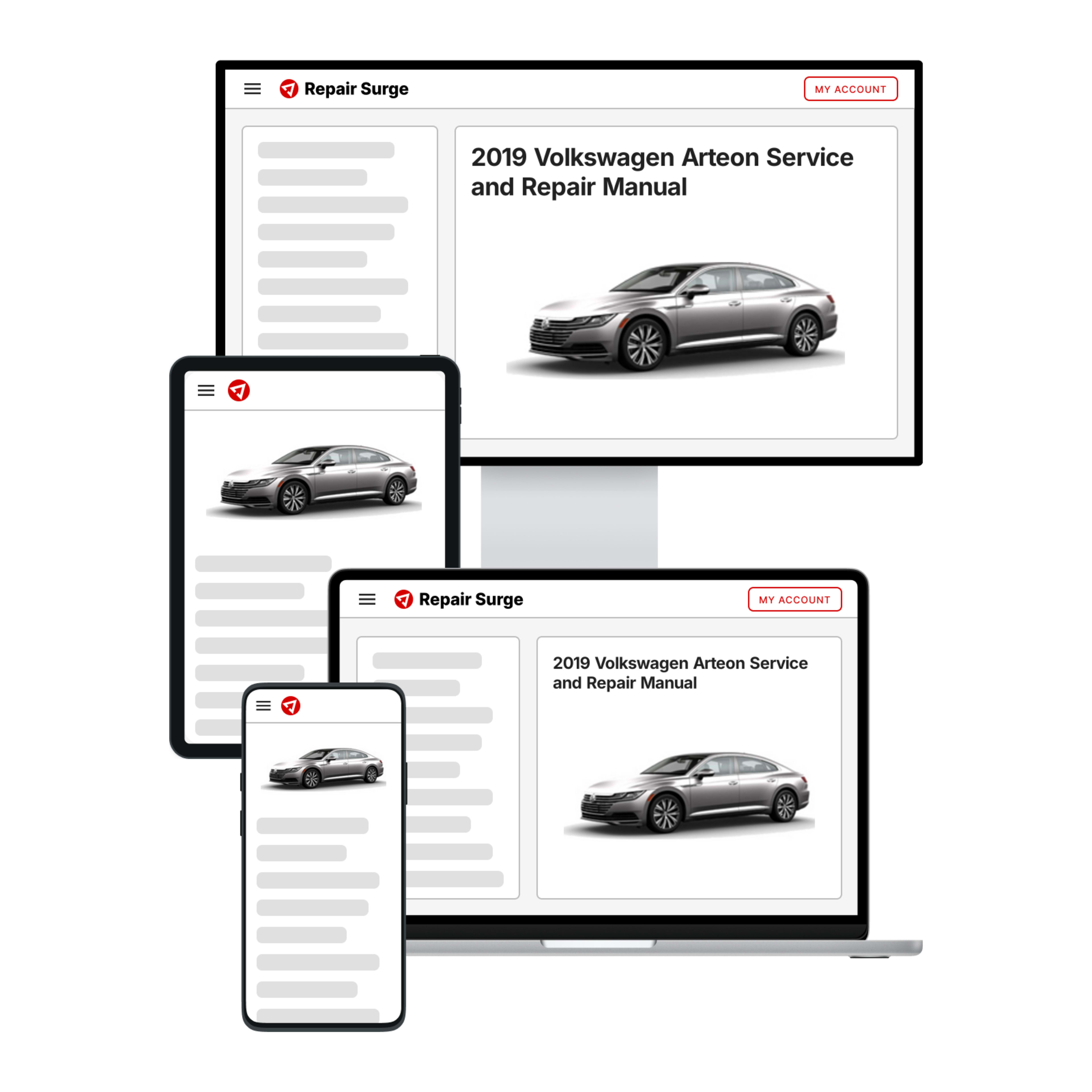 2019 Volkswagen Arteon service and repair manual hero image