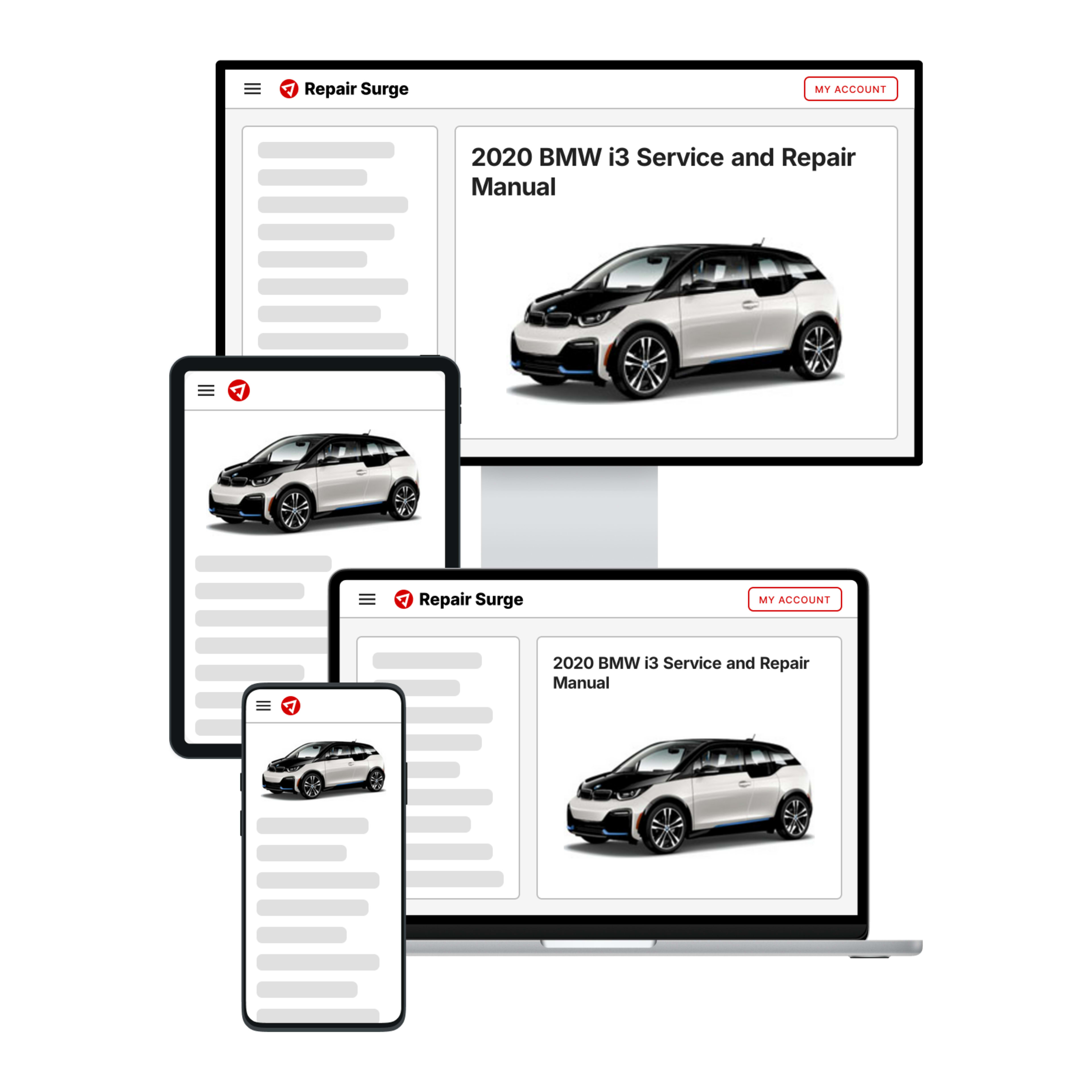2020 BMW i3 service and repair manual hero image