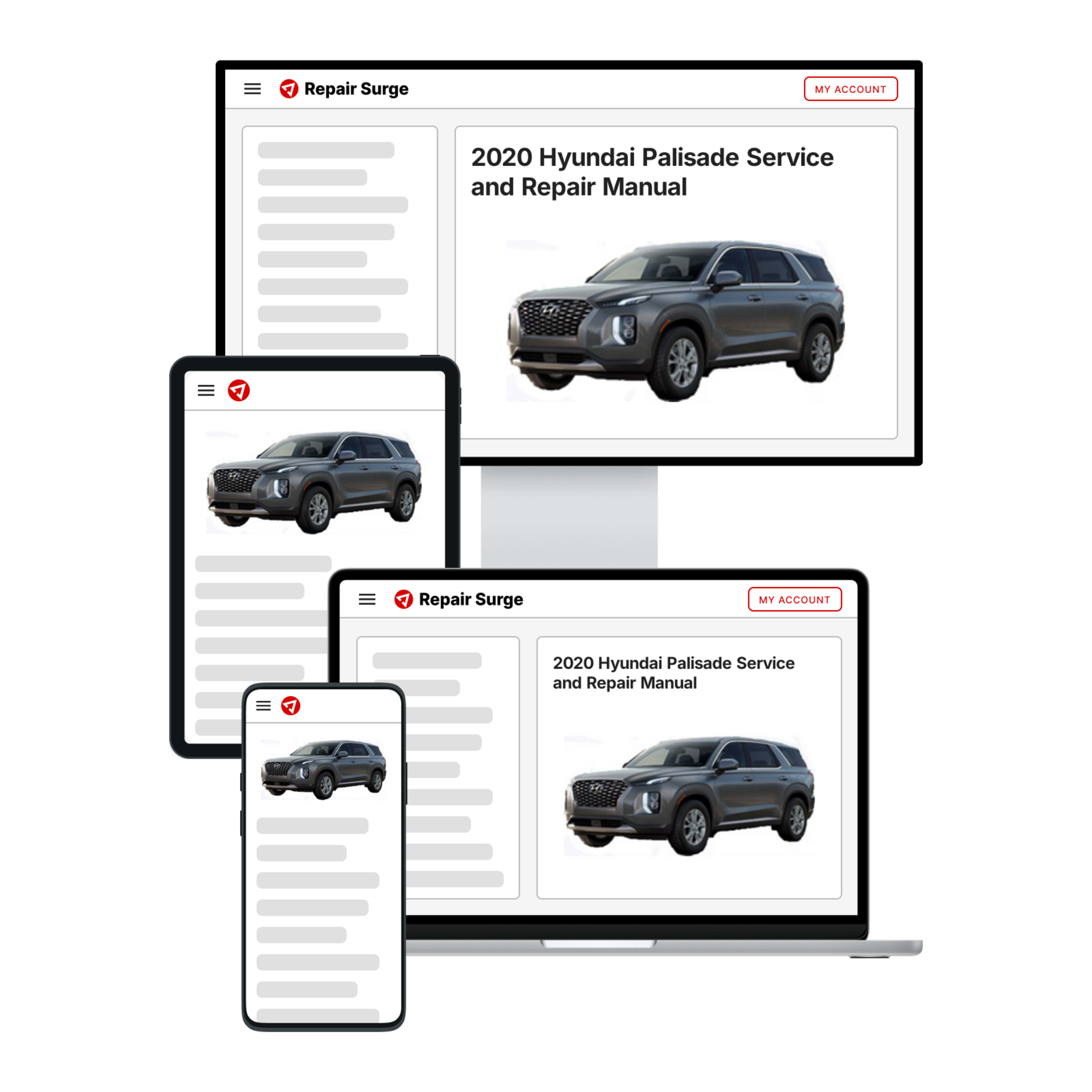2020 Hyundai Palisade service and repair manual hero image