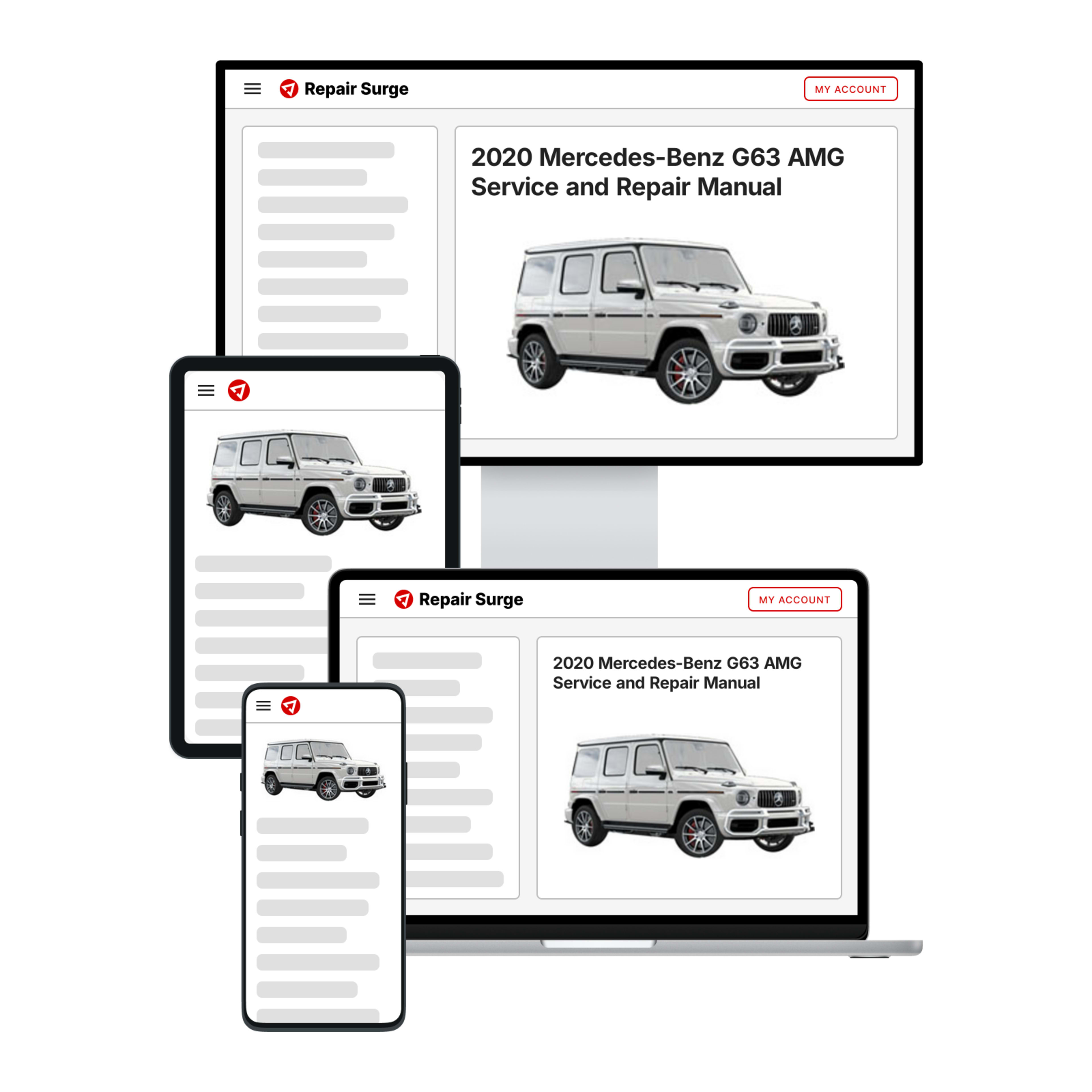 2020 Mercedes-Benz G63 AMG service and repair manual hero image