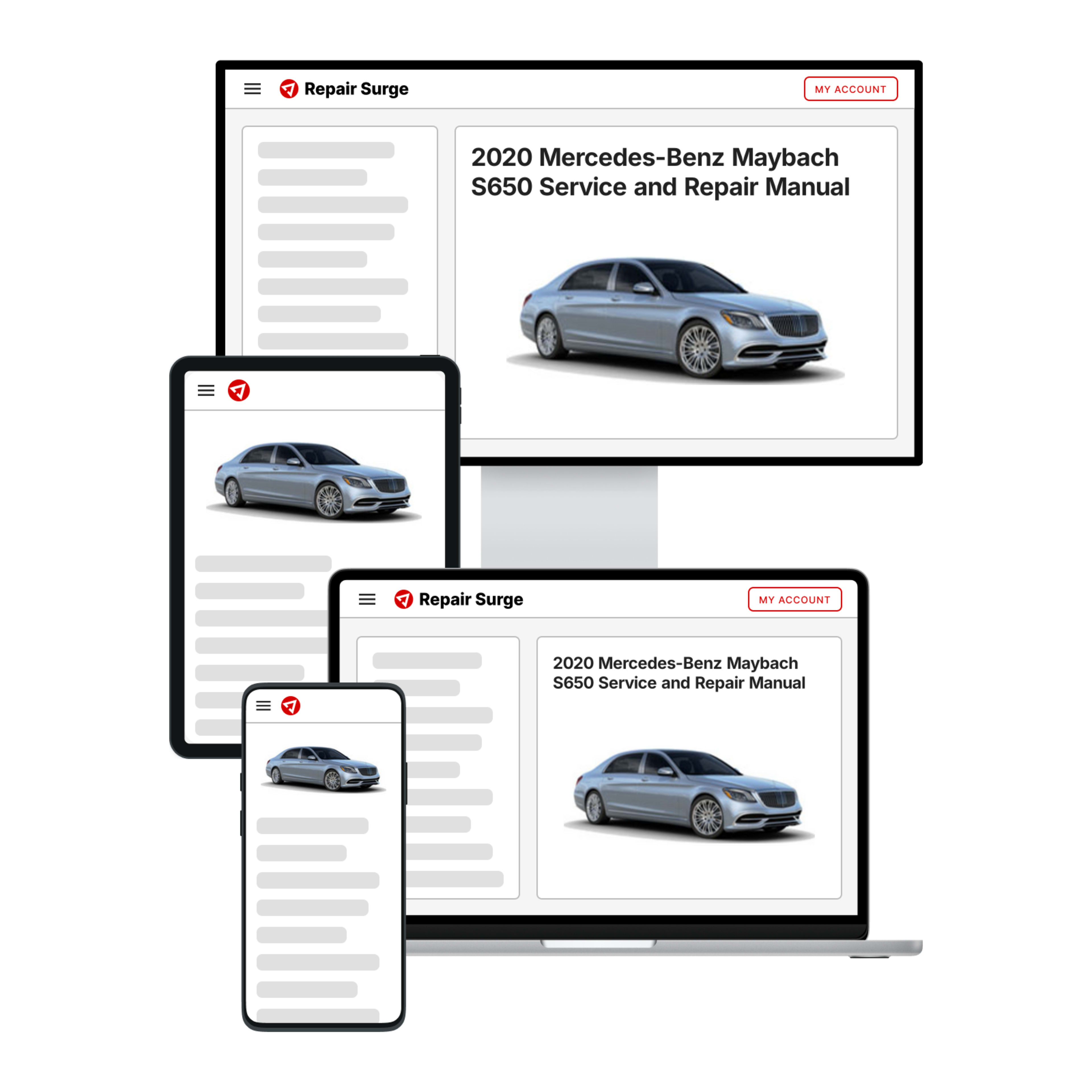 2020 Mercedes-Benz Maybach S650 service and repair manual hero image