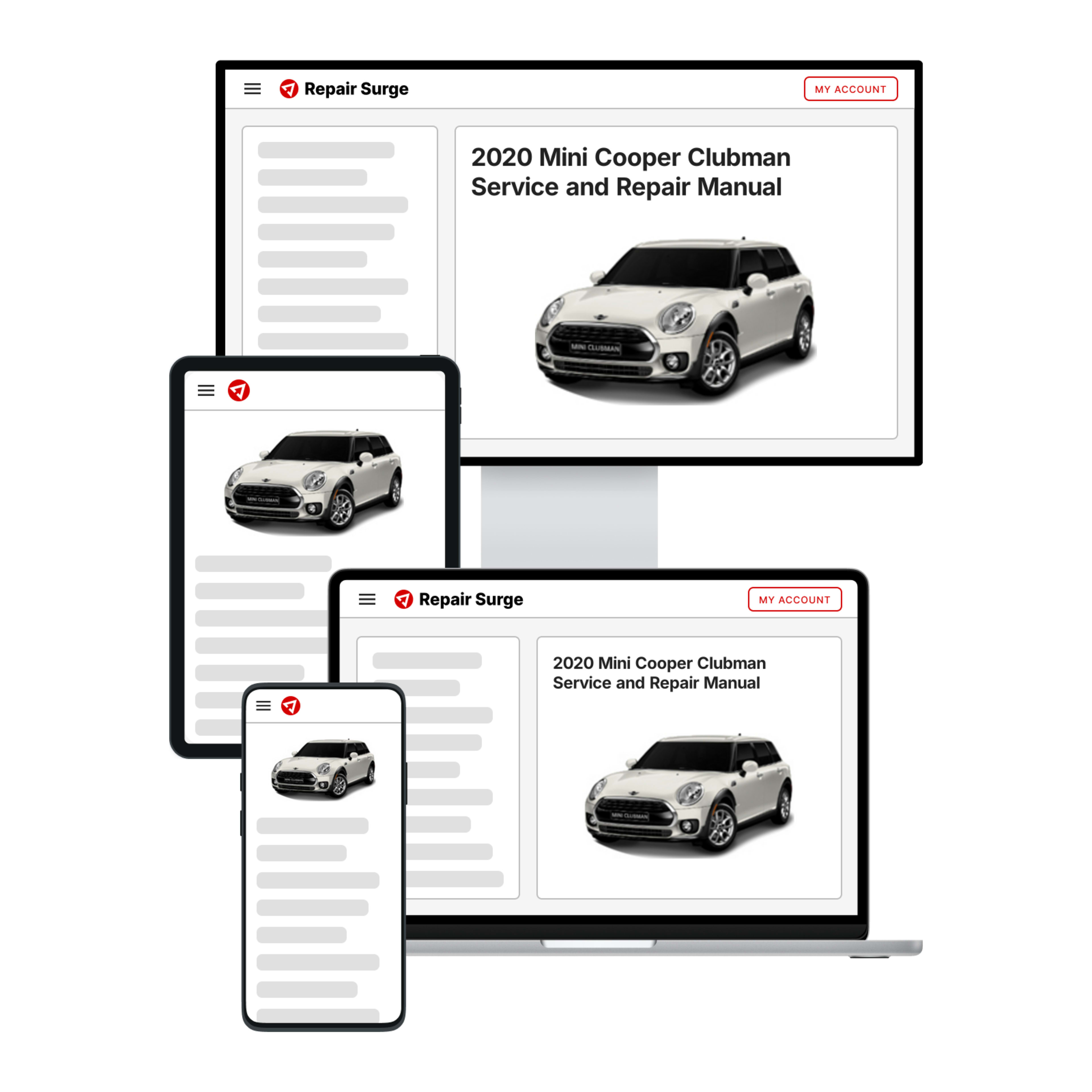 2020 Mini Cooper Clubman service and repair manual hero image