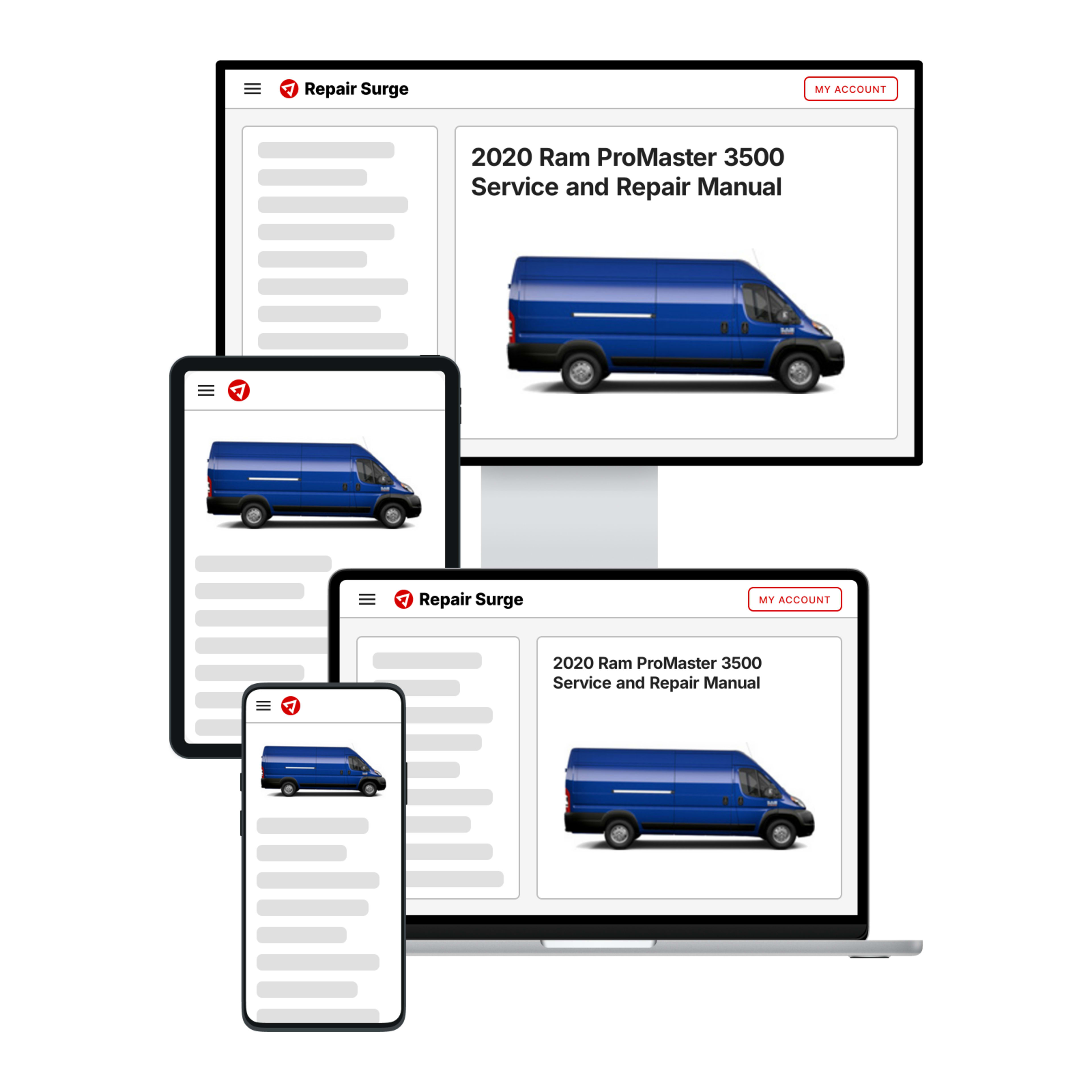 2020 Ram ProMaster 3500 service and repair manual hero image