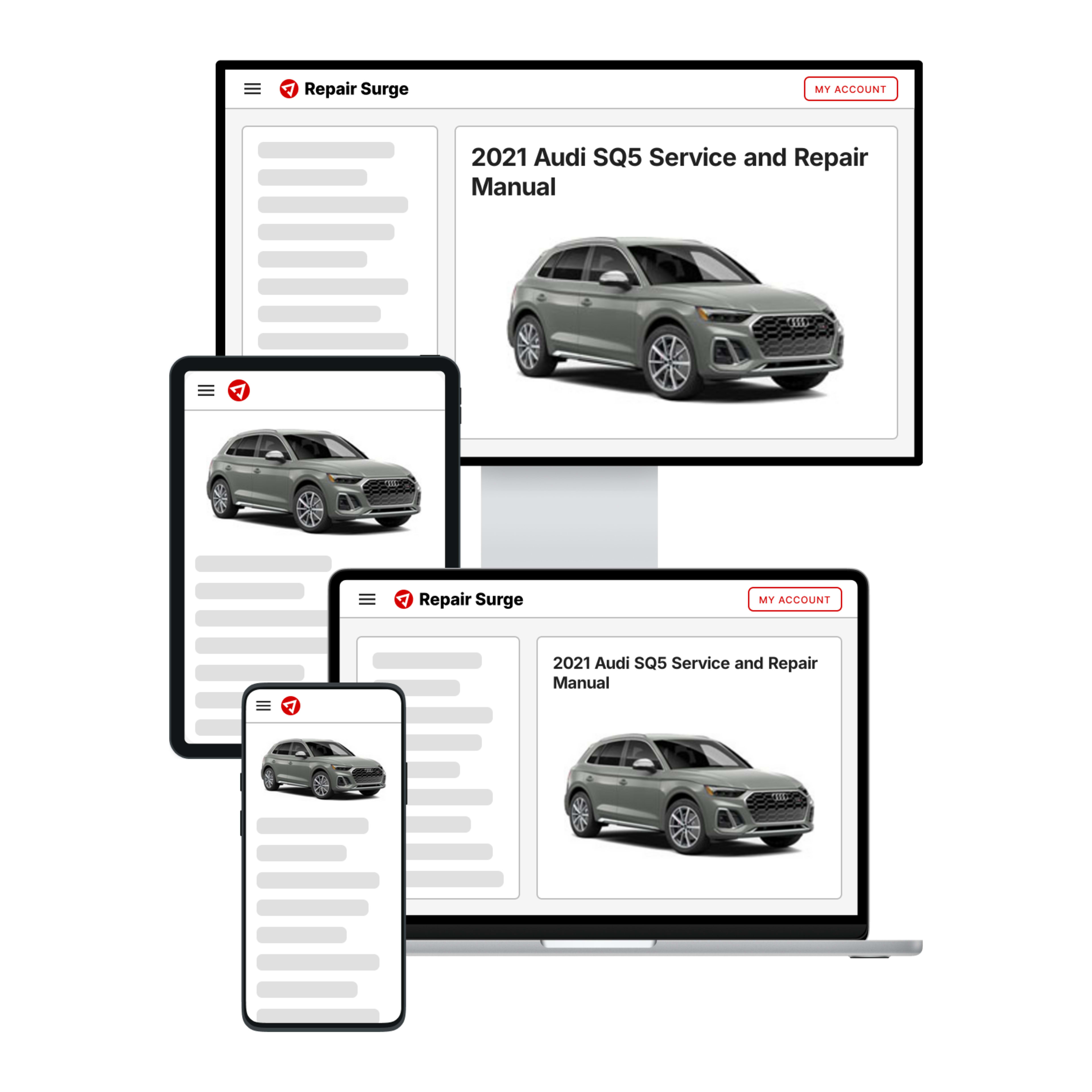 2021 Audi SQ5 service and repair manual hero image