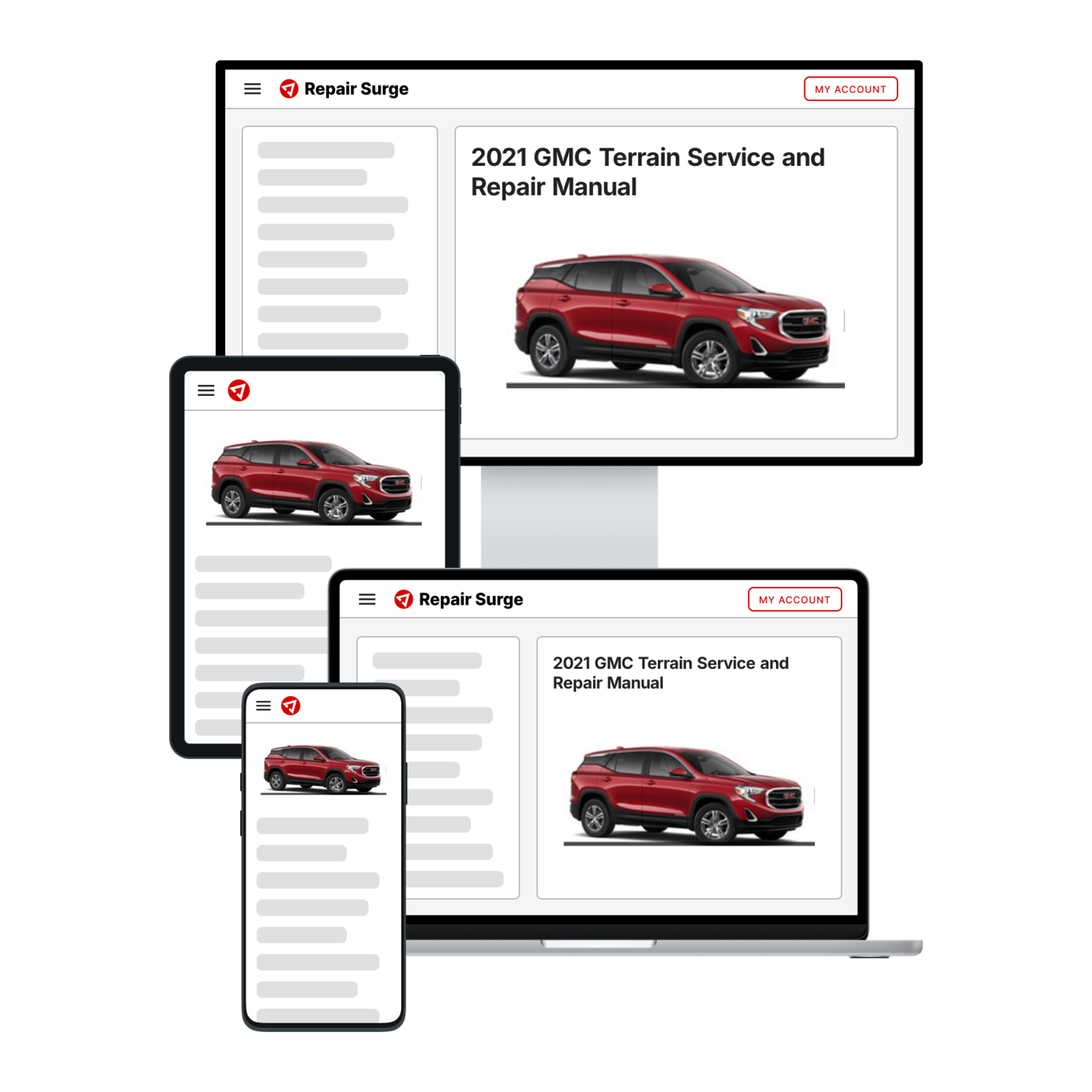 2021 GMC Terrain service and repair manual hero image
