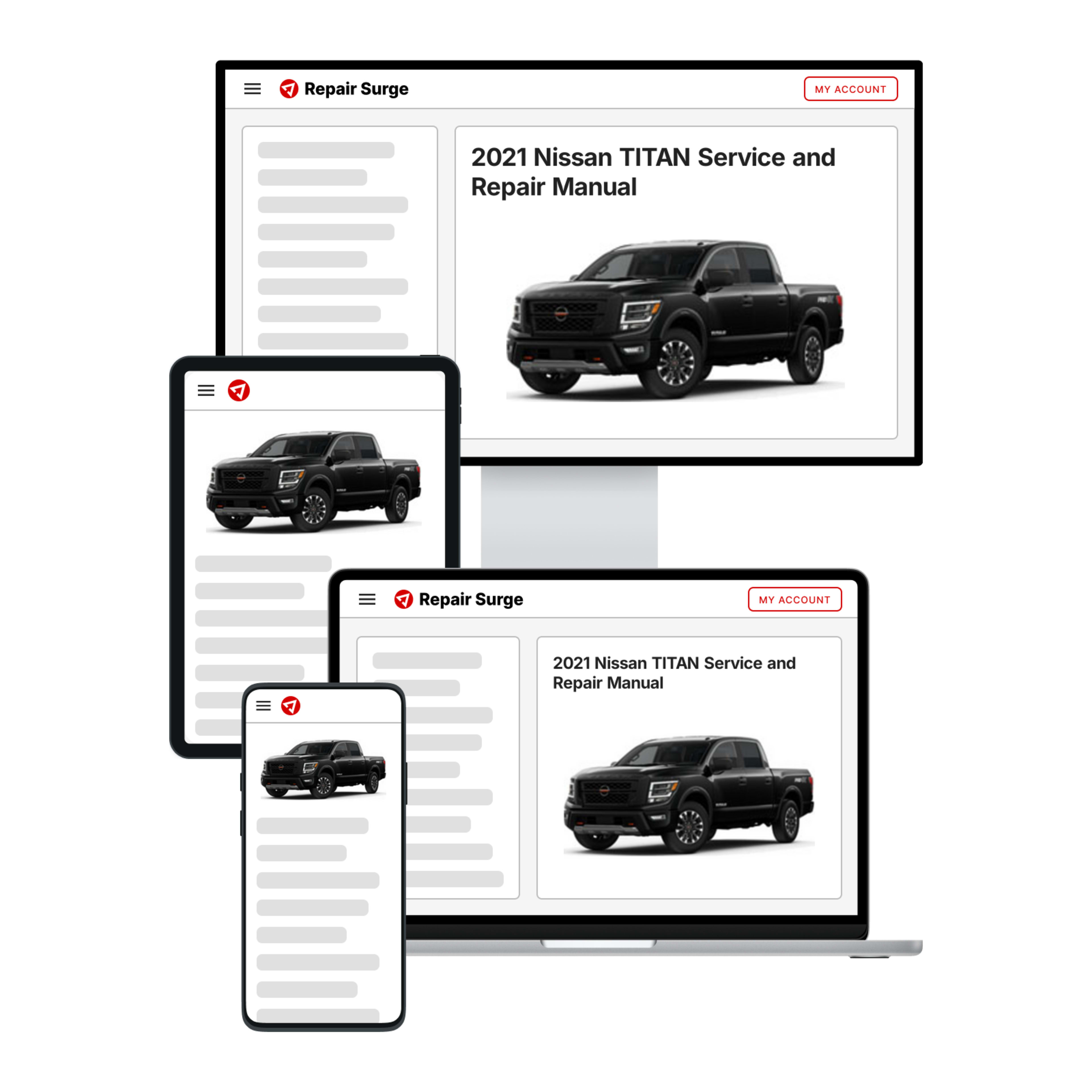 2021 Nissan TITAN service and repair manual hero image