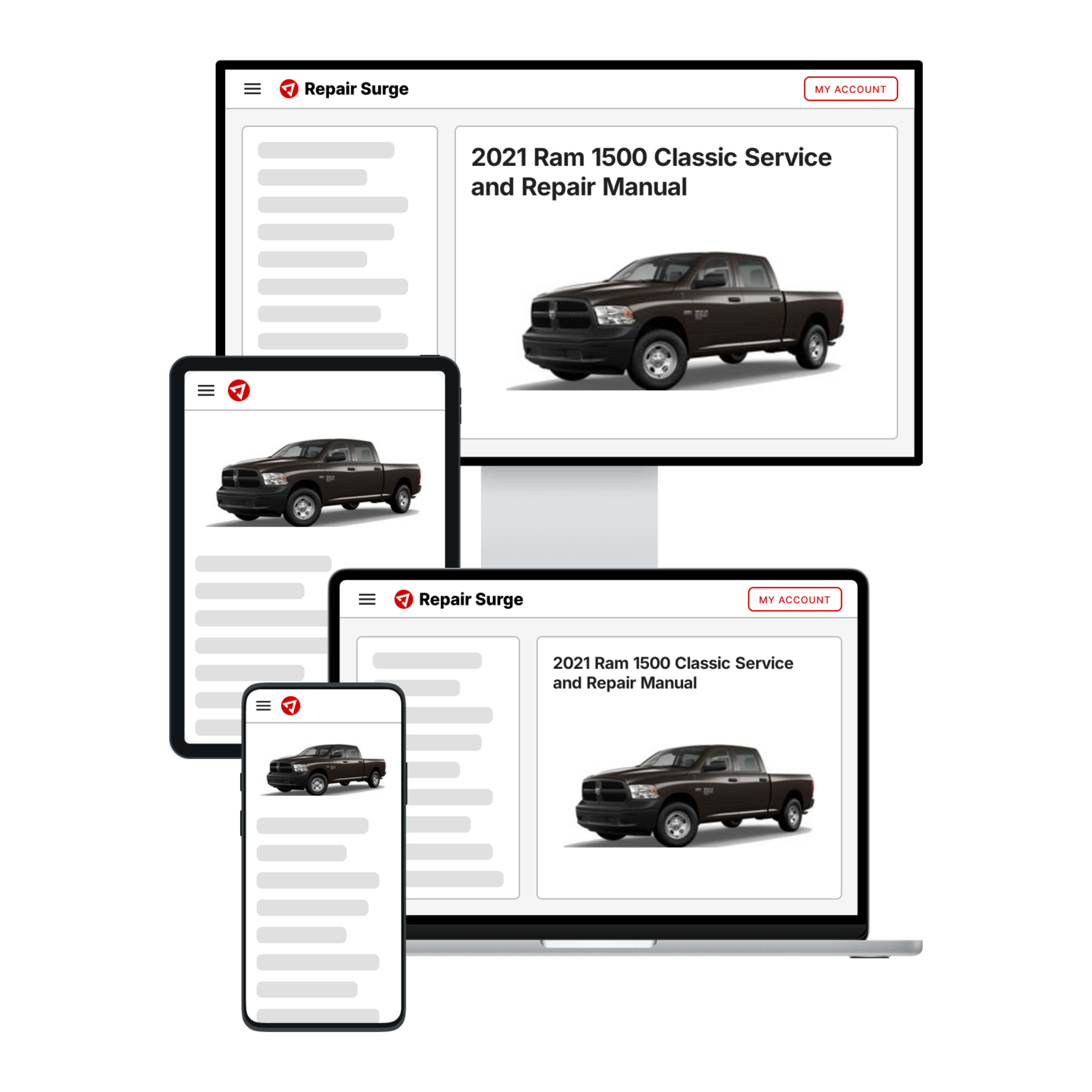 2021 Ram 1500 Classic service and repair manual hero image