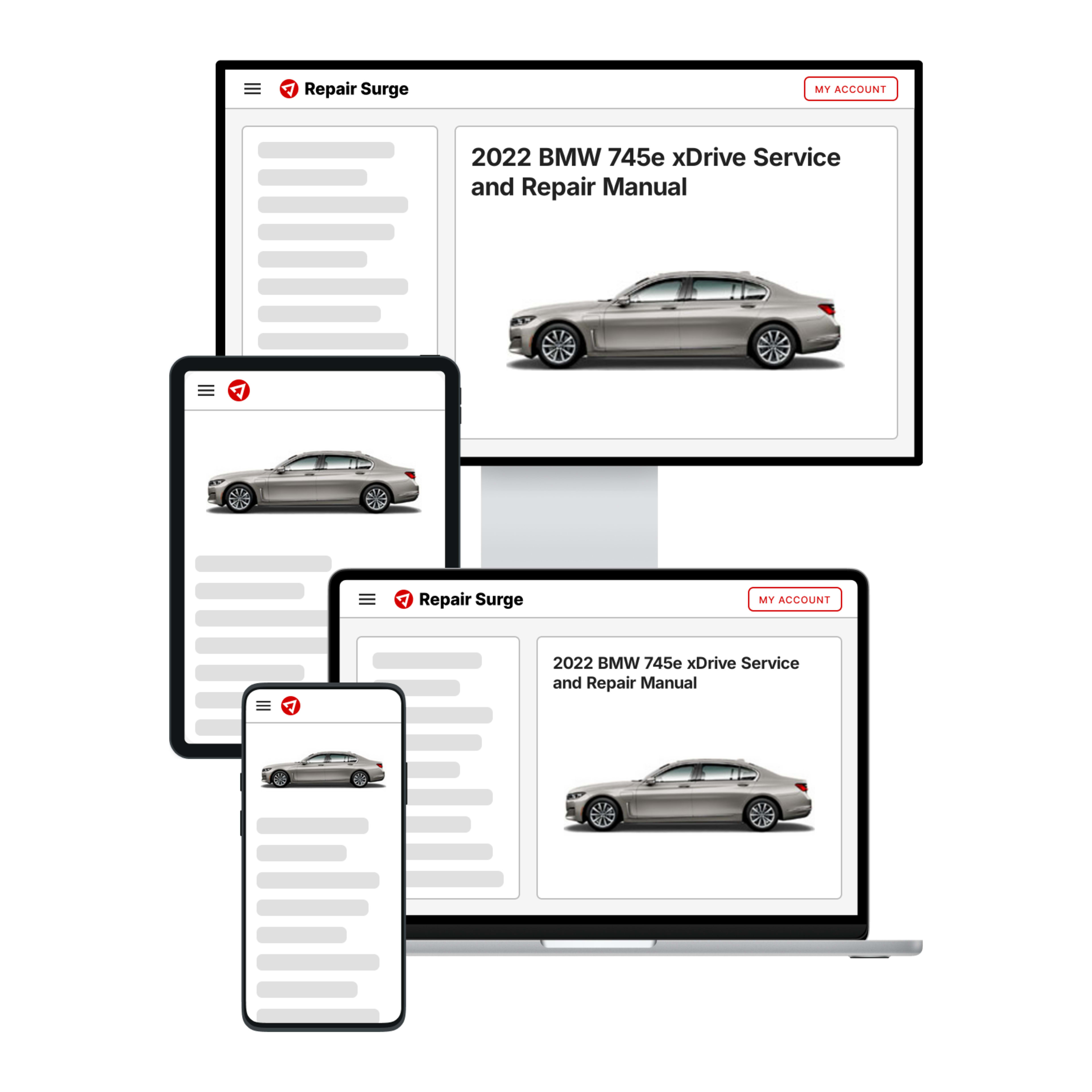 2022 BMW 745e xDrive service and repair manual hero image