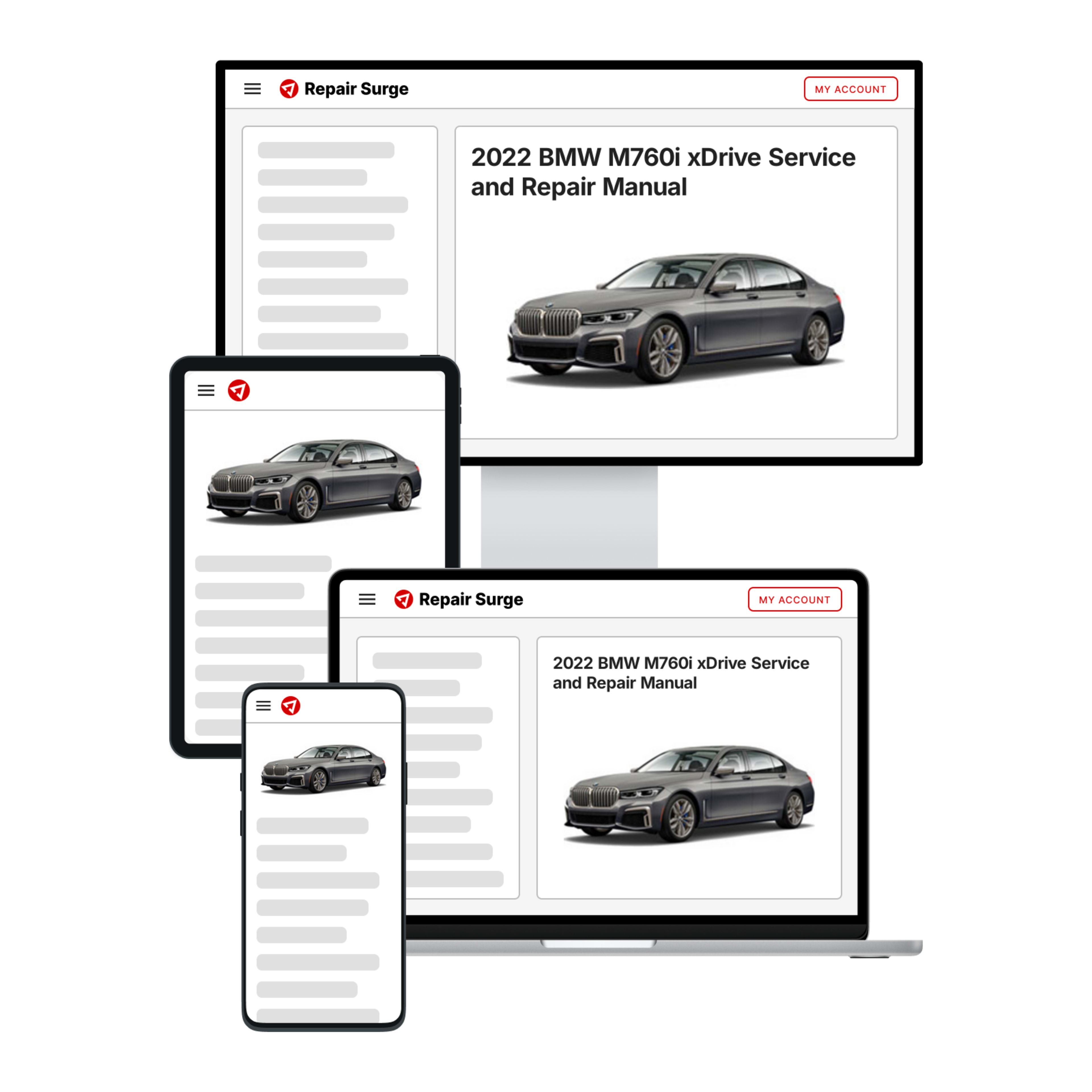 2022 BMW M760i xDrive service and repair manual hero image