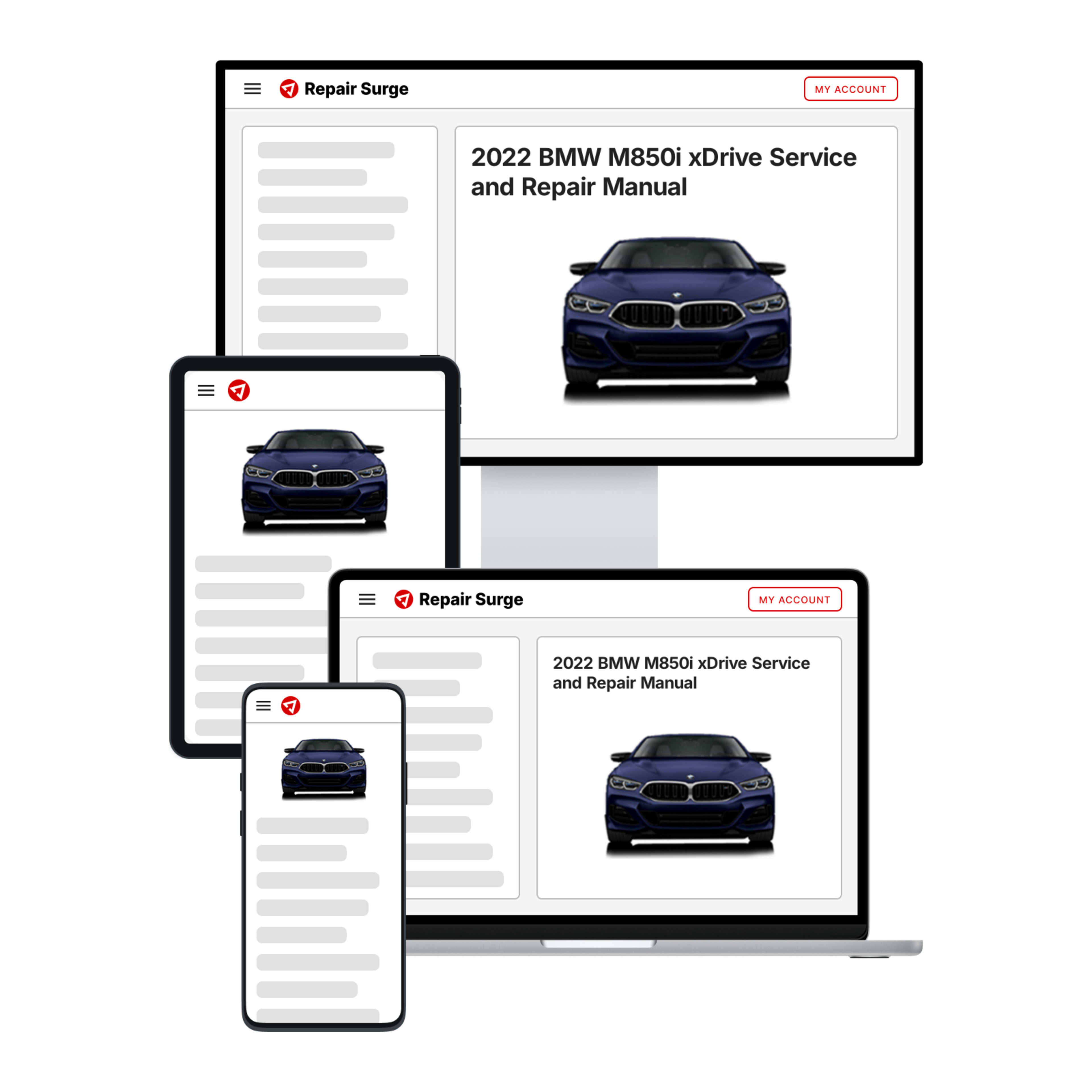 2022 BMW M850i xDrive service and repair manual hero image