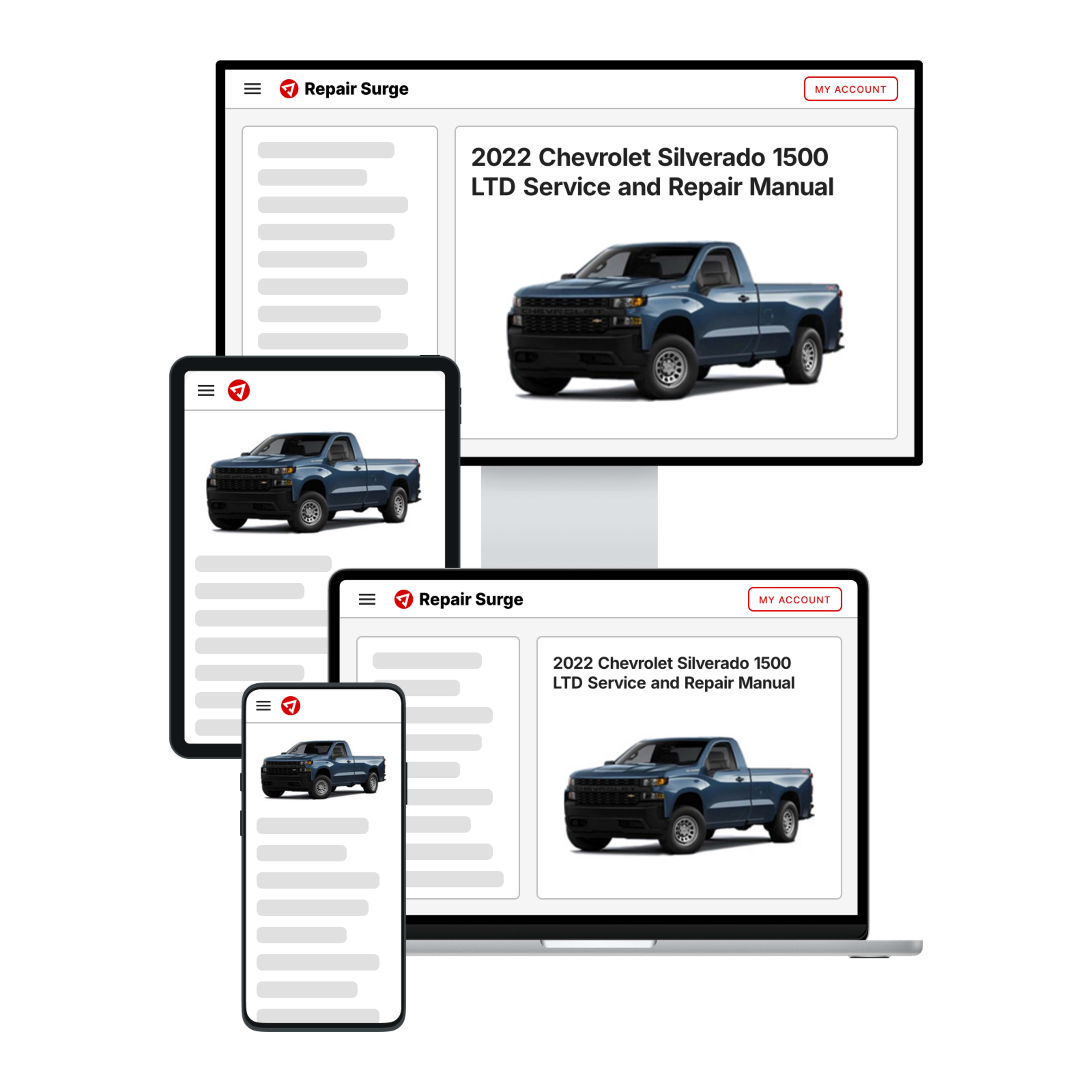 2022 Chevrolet Silverado 1500 LTD service and repair manual hero image