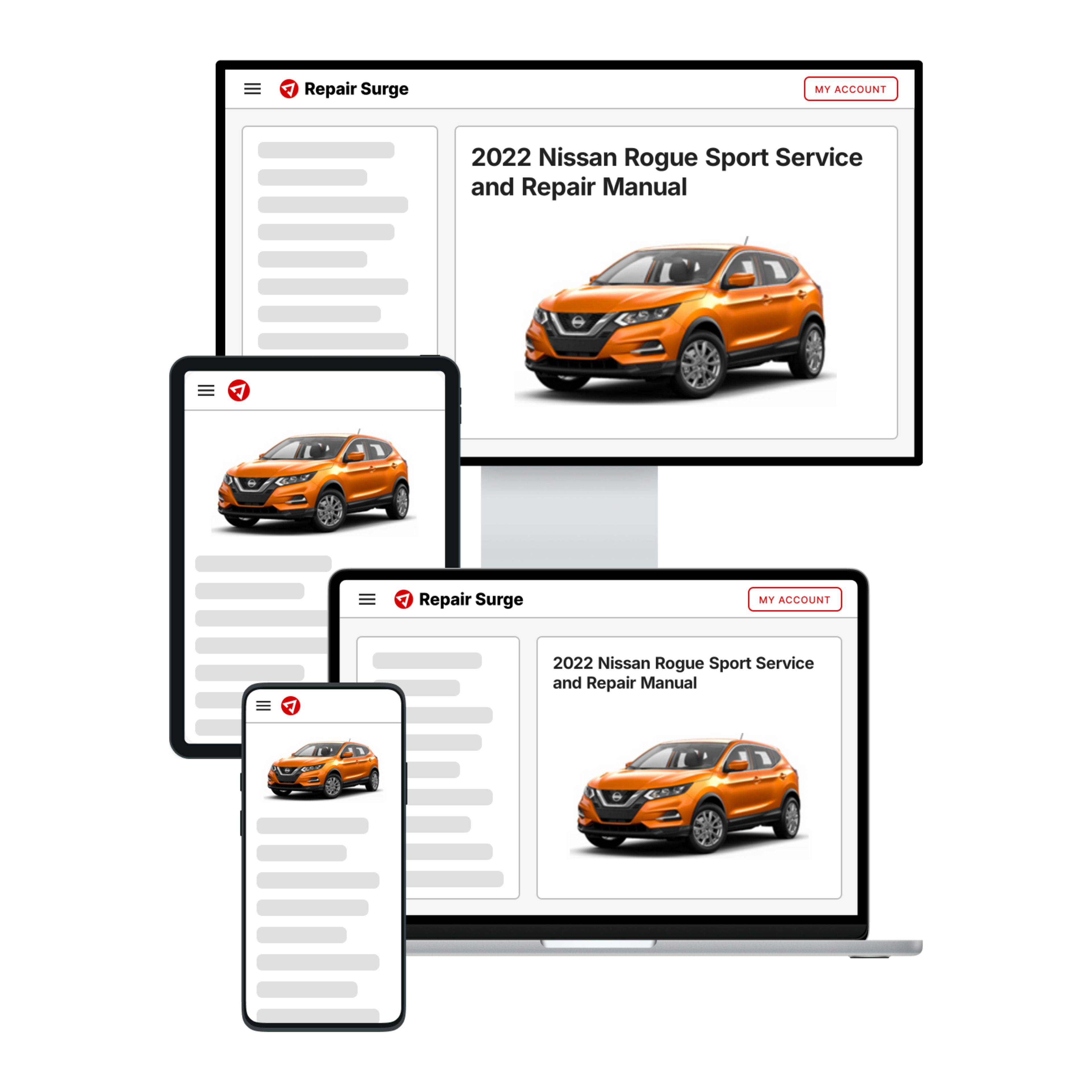 2022 Nissan Rogue Sport service and repair manual hero image