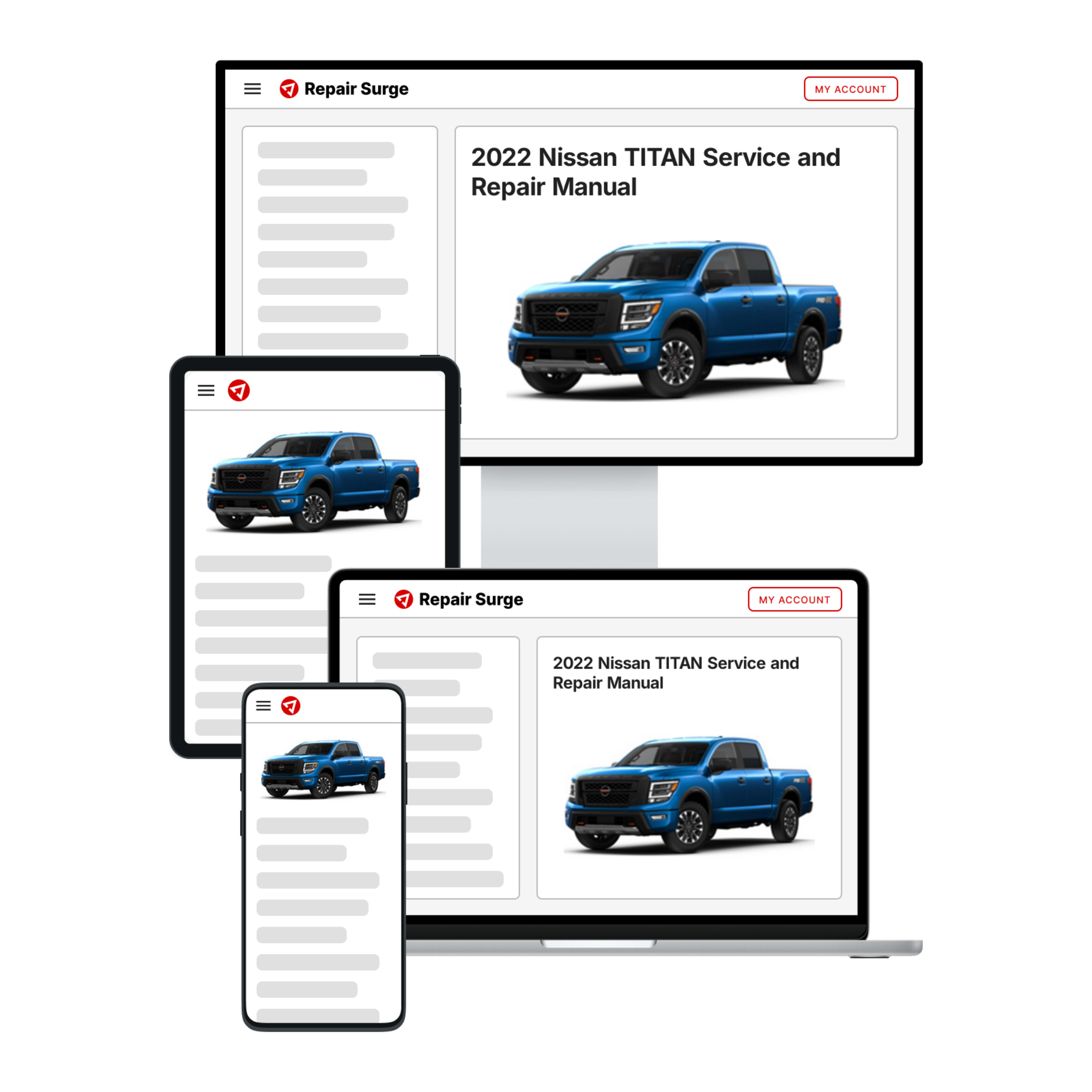 2022 Nissan TITAN service and repair manual hero image
