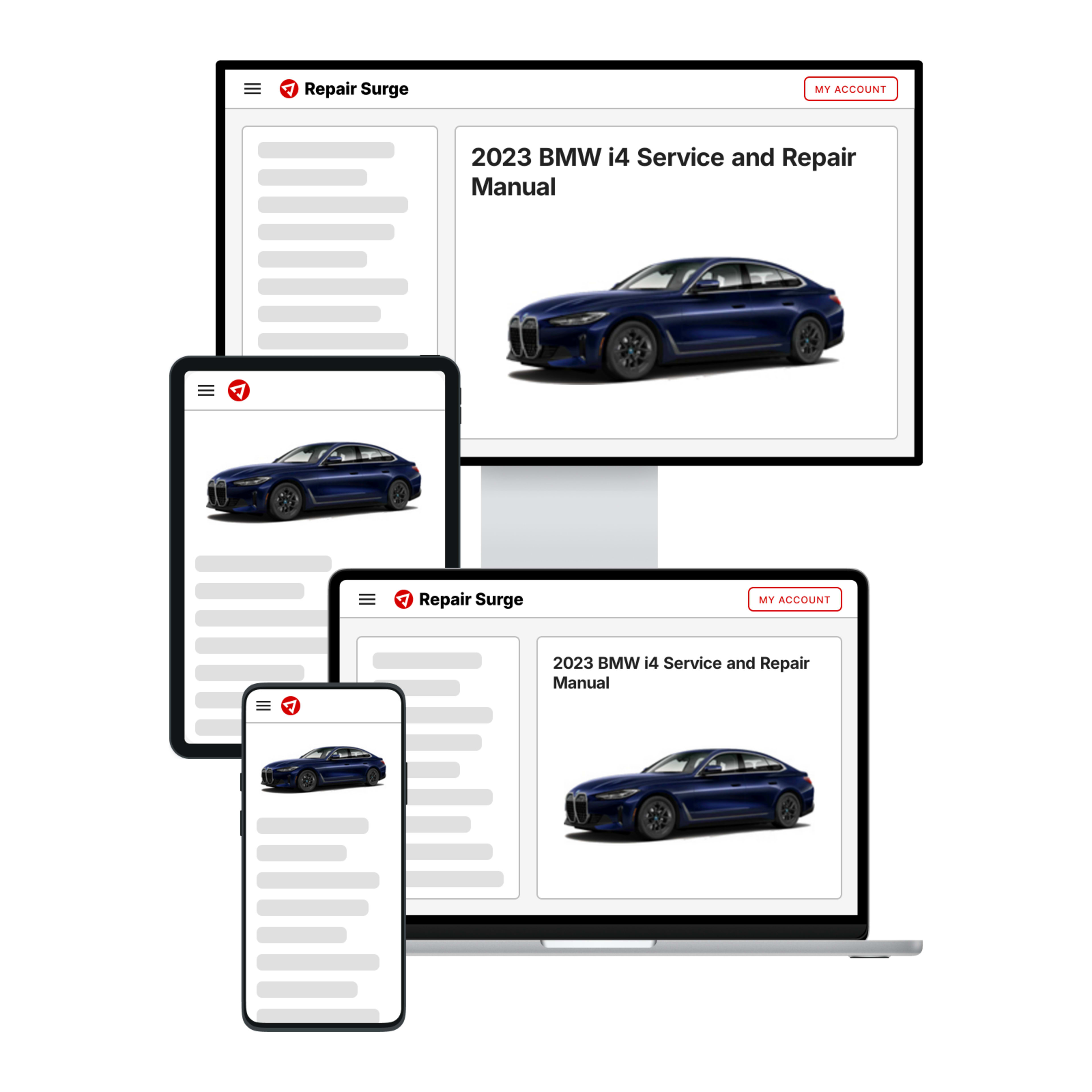 2023 BMW i4 service and repair manual hero image