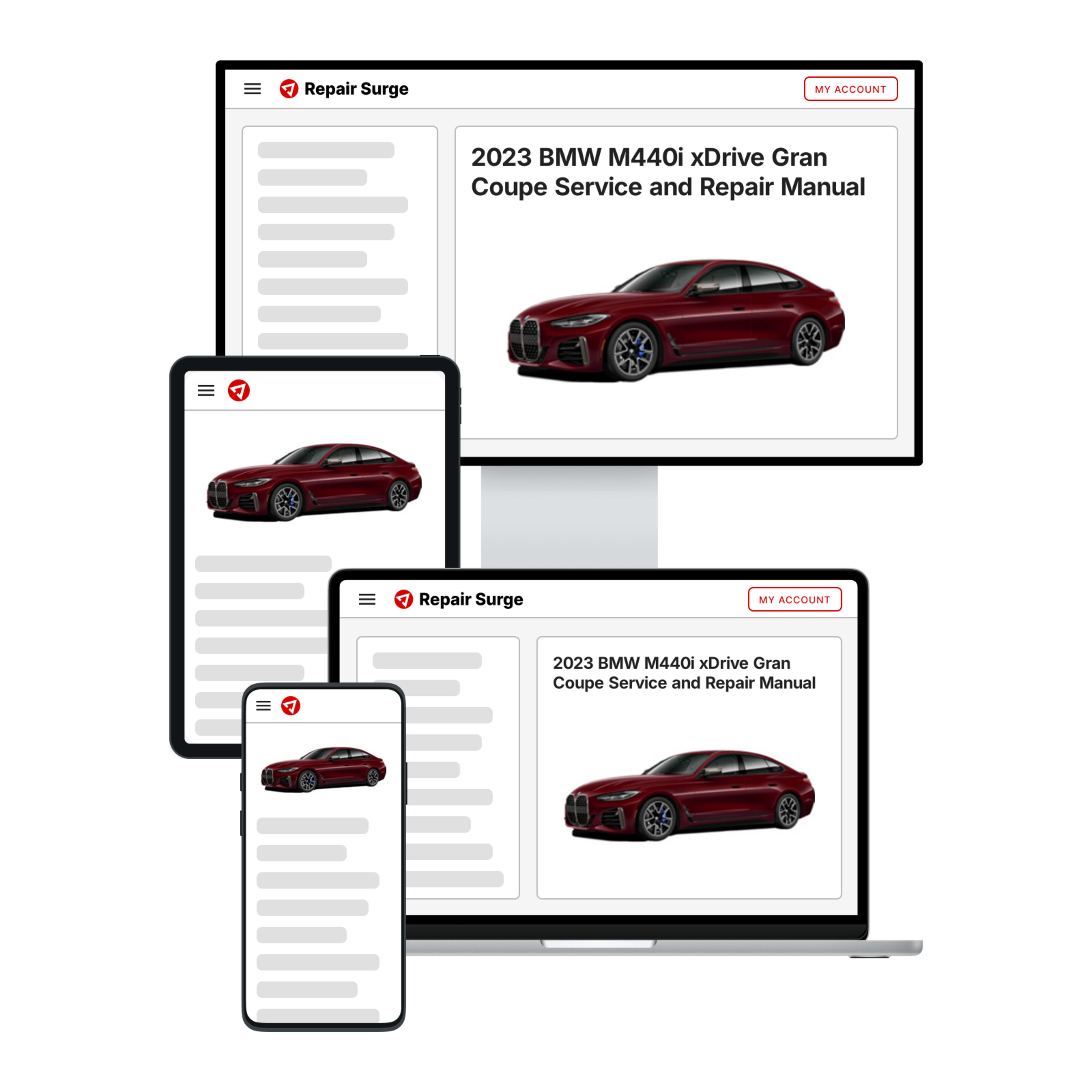 2023 BMW M440i xDrive Gran Coupe service and repair manual hero image