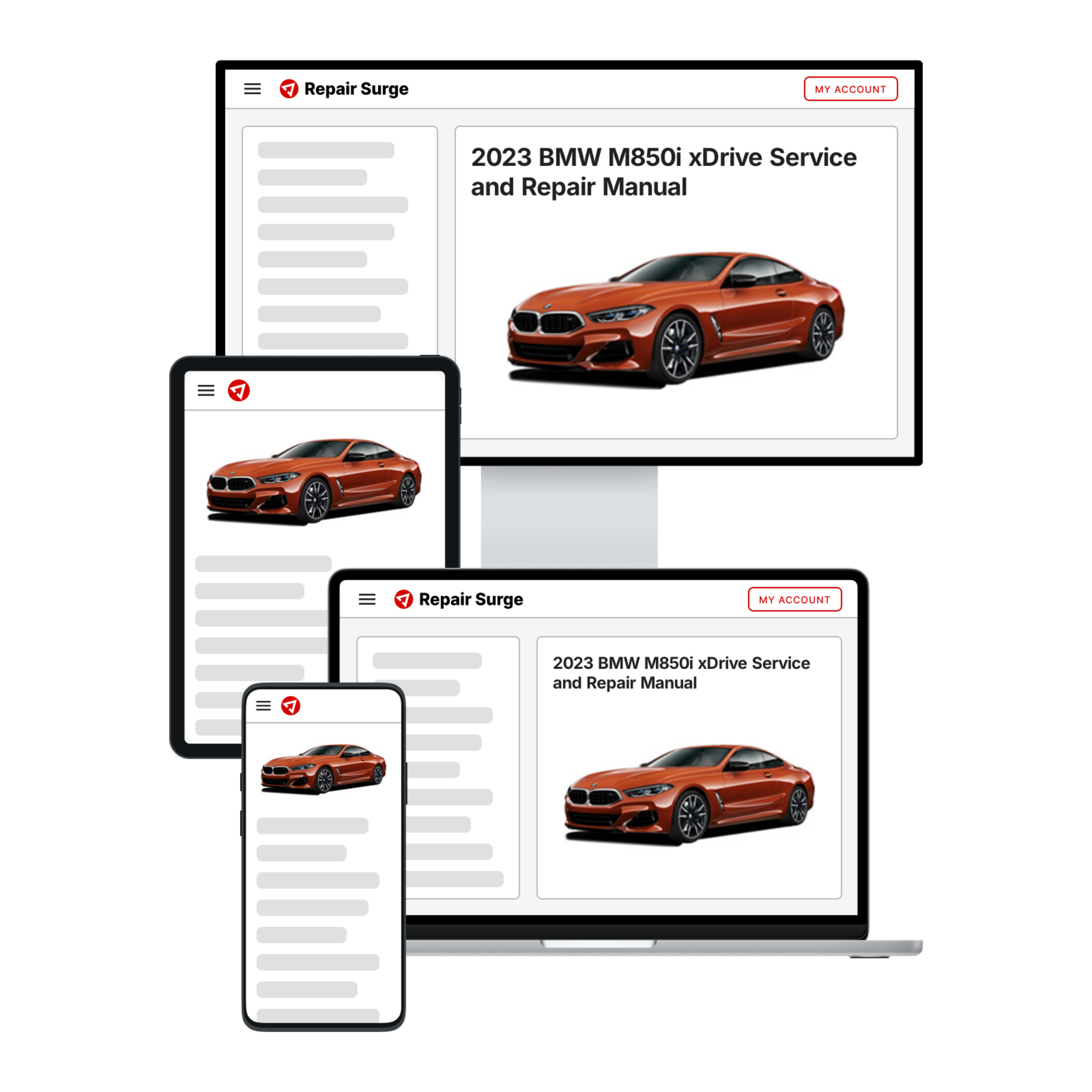 2023 BMW M850i xDrive service and repair manual hero image