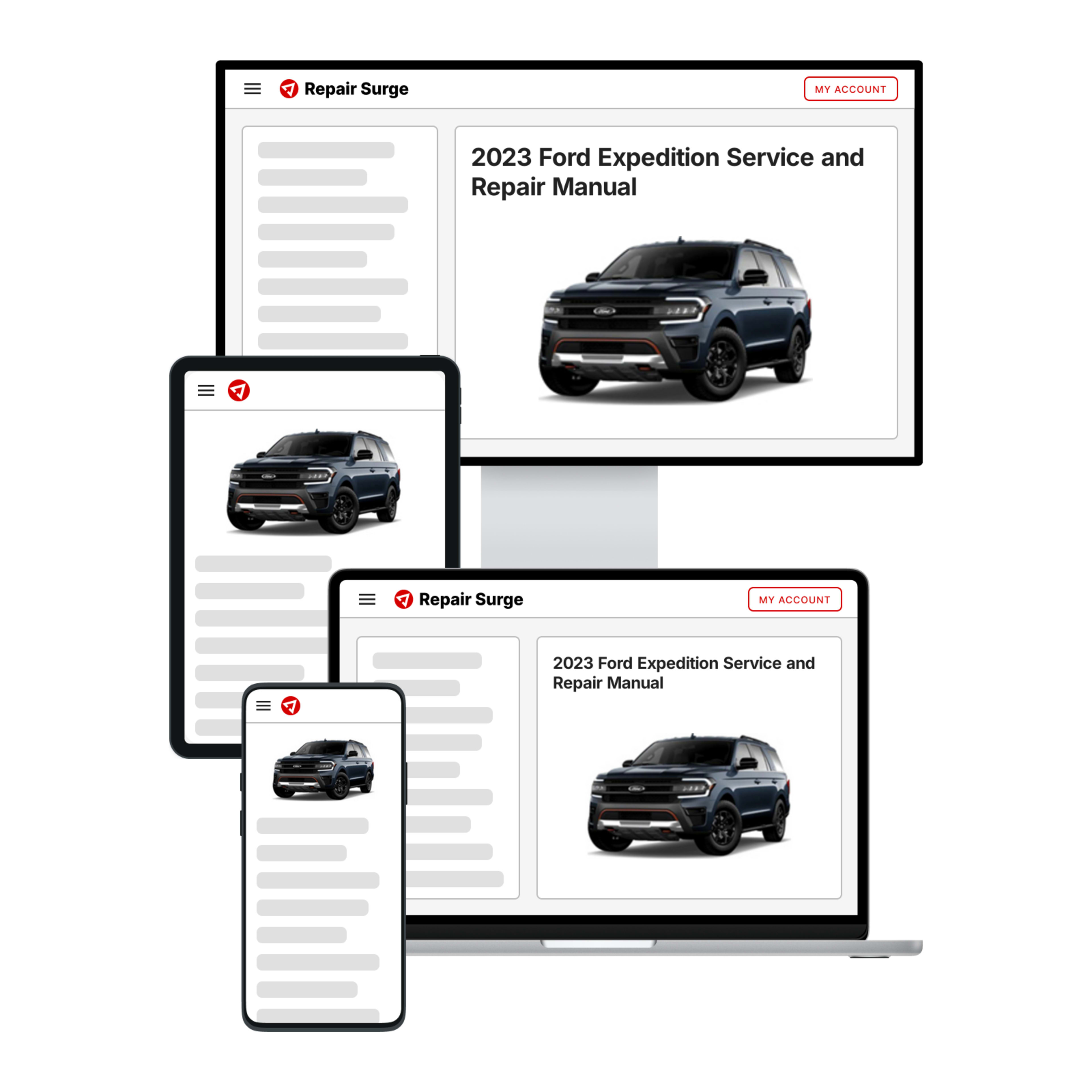 2023 Ford Expedition service and repair manual hero image