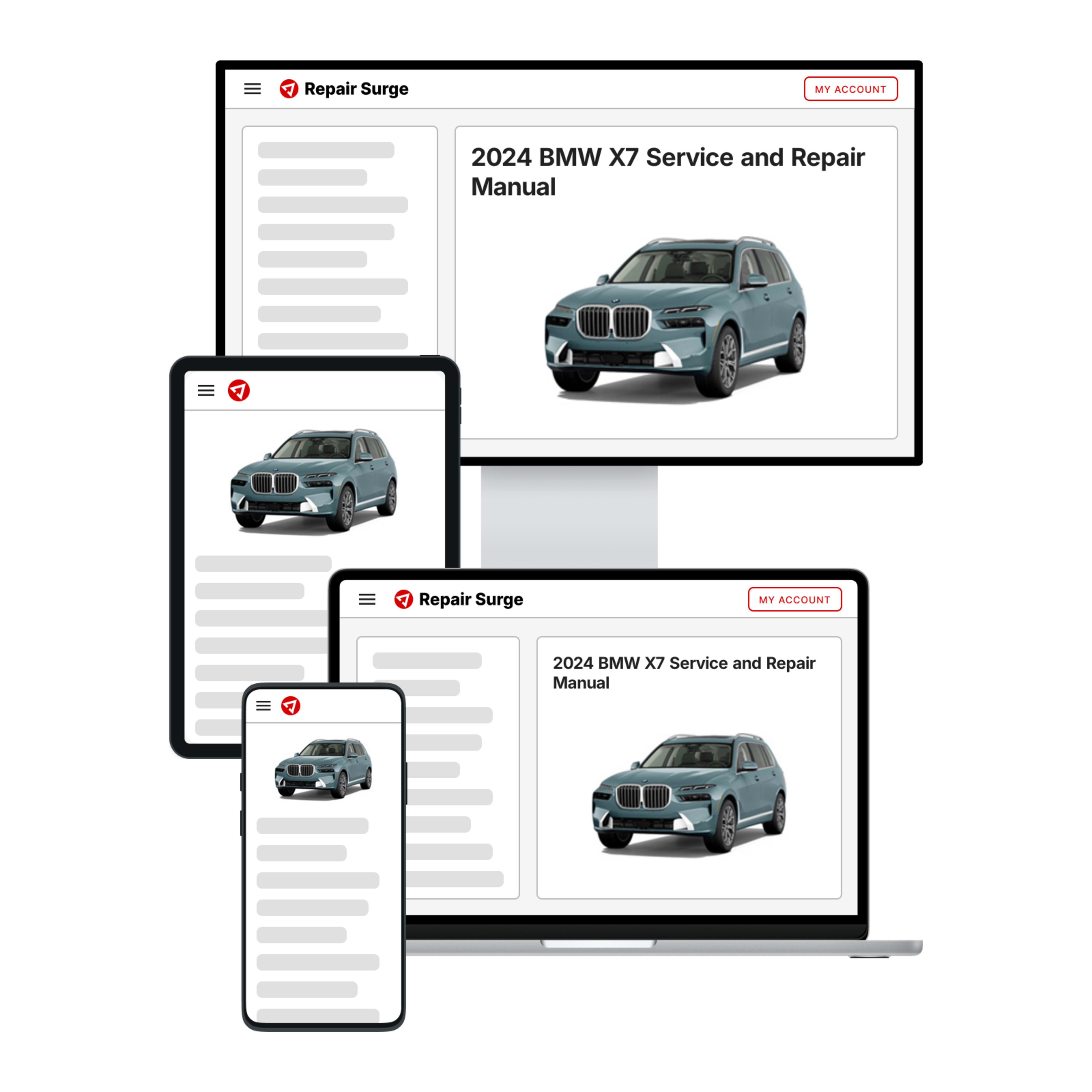2024 BMW X7 service and repair manual hero image