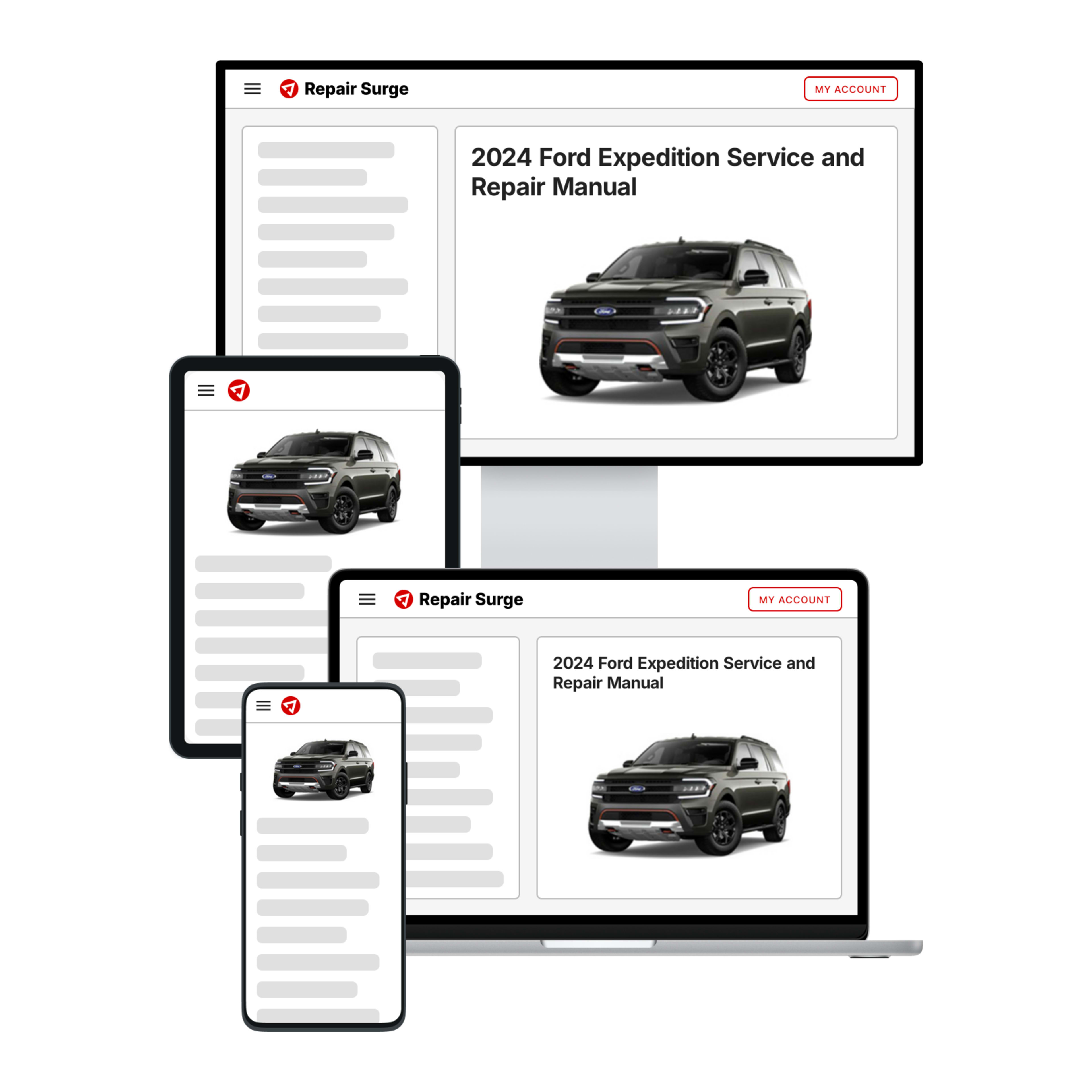 2024 Ford Expedition service and repair manual hero image