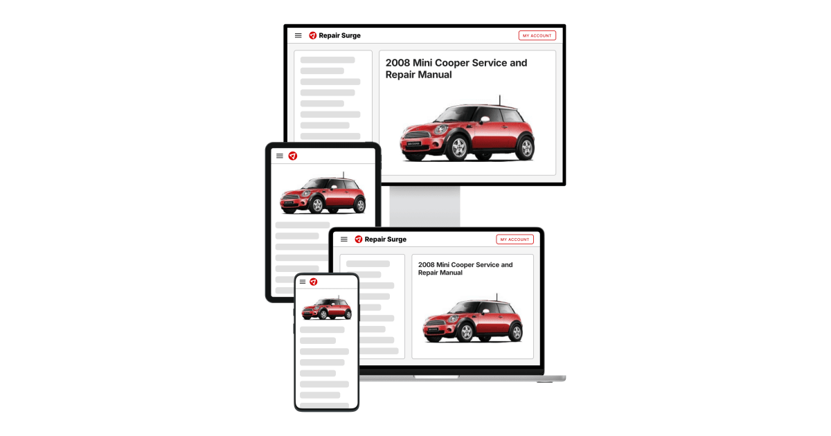 2008 Mini Cooper Service and Repair Manual | Repair Surge 2008 Mini Cooper Service and Repair Manual | Repair Surge