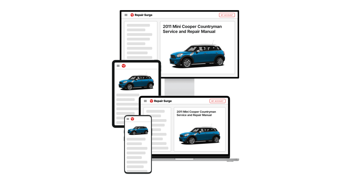 2011 Mini Cooper Countryman Service and Repair Manual 2011 Mini Cooper Countryman Service and Repair Manual