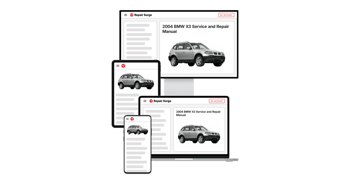2004 BMW X3 Service and Repair Manual | Repair Surge