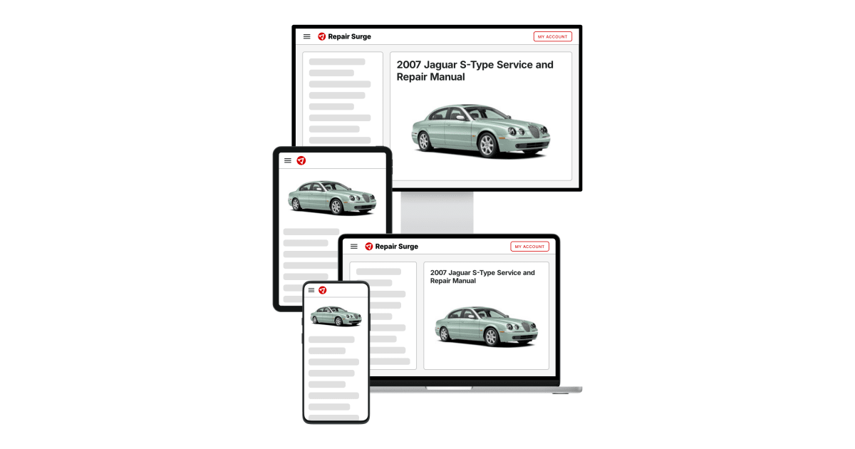 2007 Jaguar S-Type Service and Repair Manual | Repair Surge