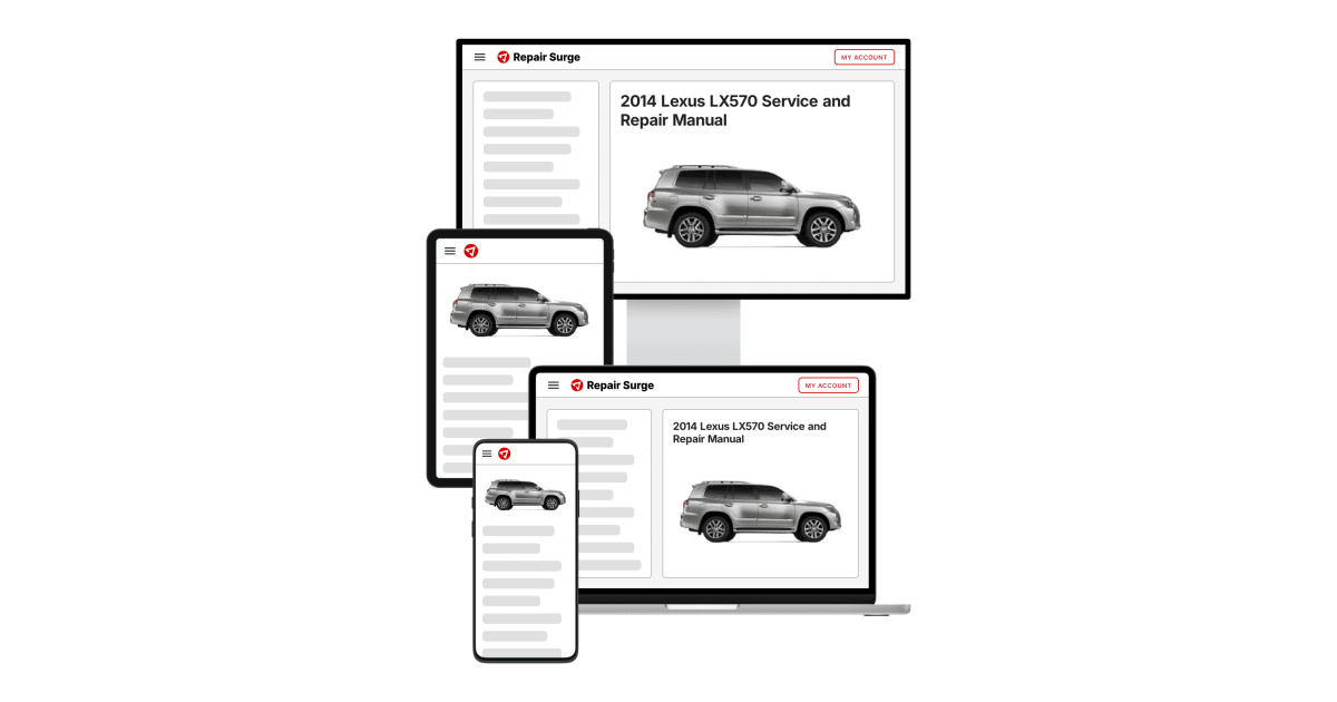 2014 Lexus LX570 Service and Repair Manual | Repair Surge