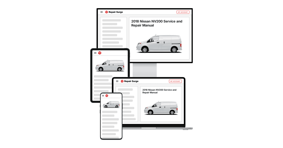 2018 Nissan NV200 Service and Repair Manual | Repair Surge
