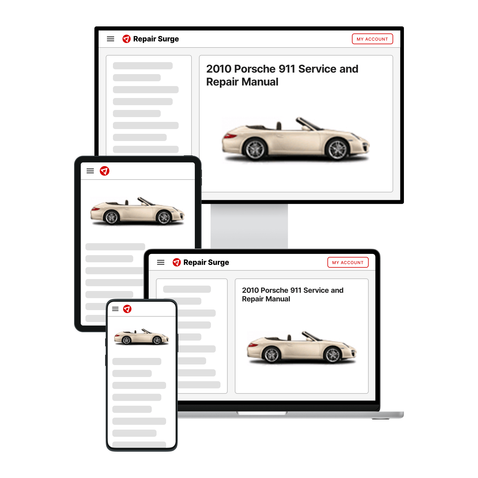 2010 Porsche 911 service and repair manual hero image