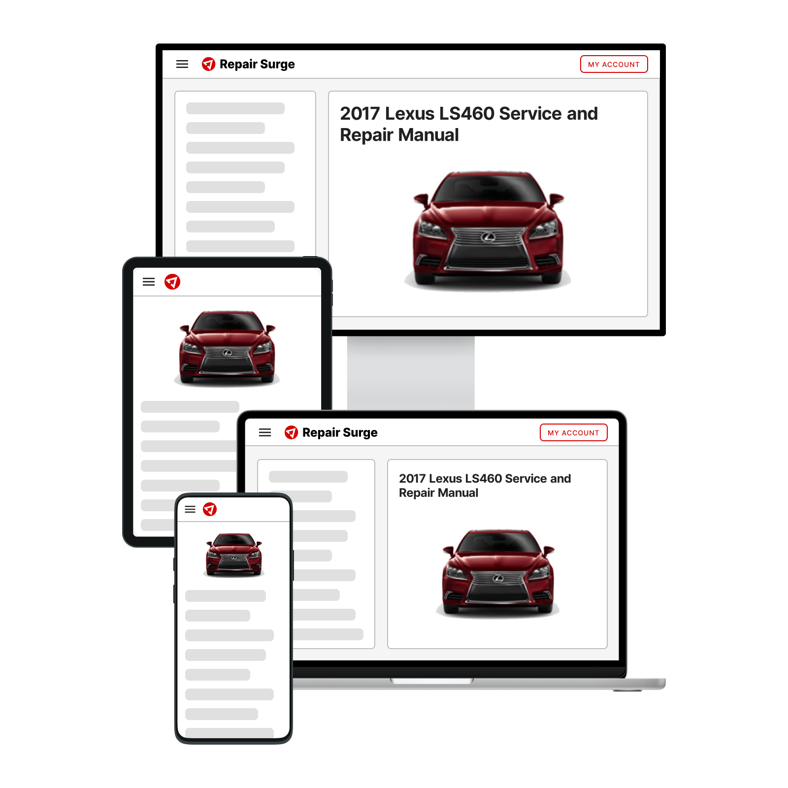 2017 Lexus LS460 service and repair manual hero image