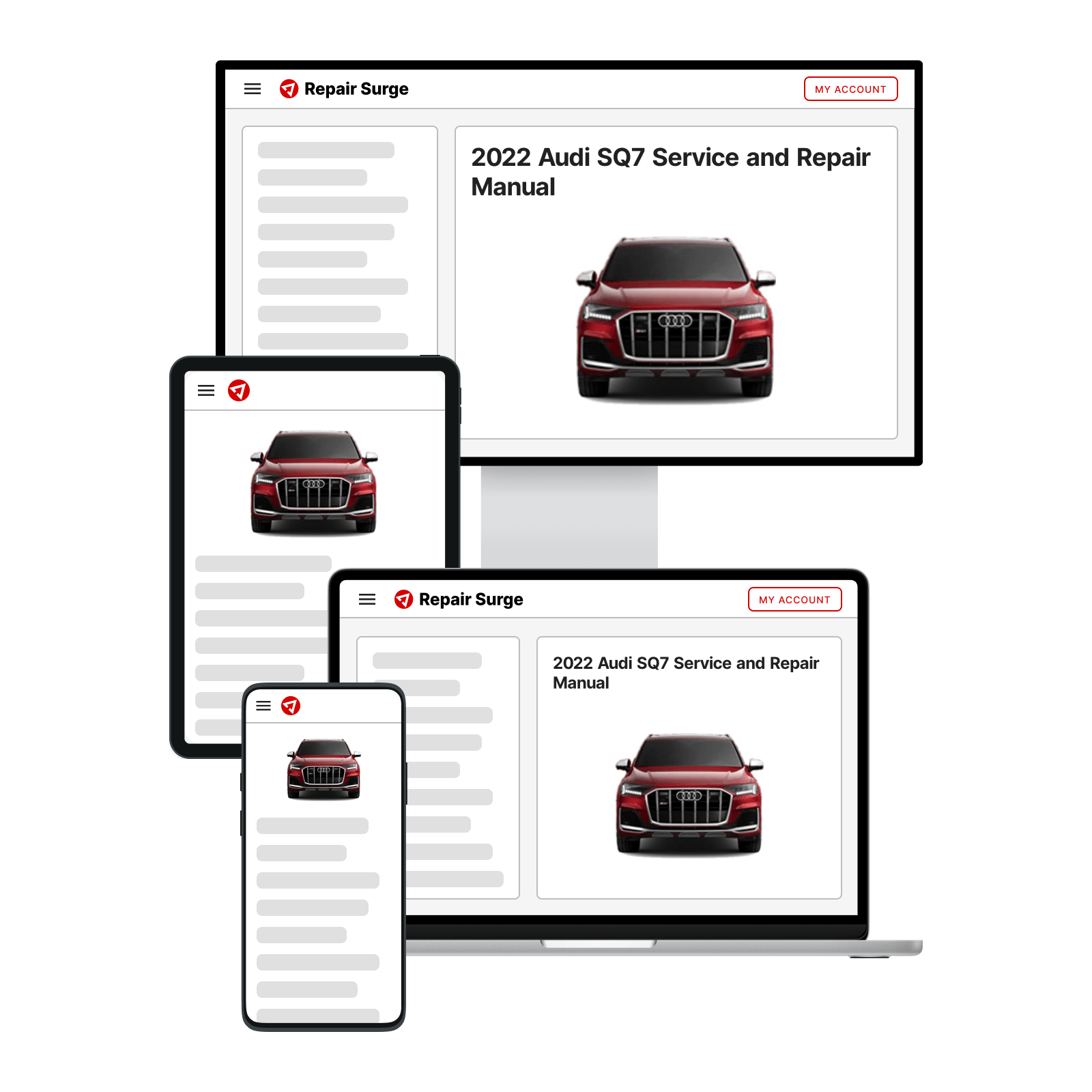 2022 Audi SQ7 service and repair manual hero image