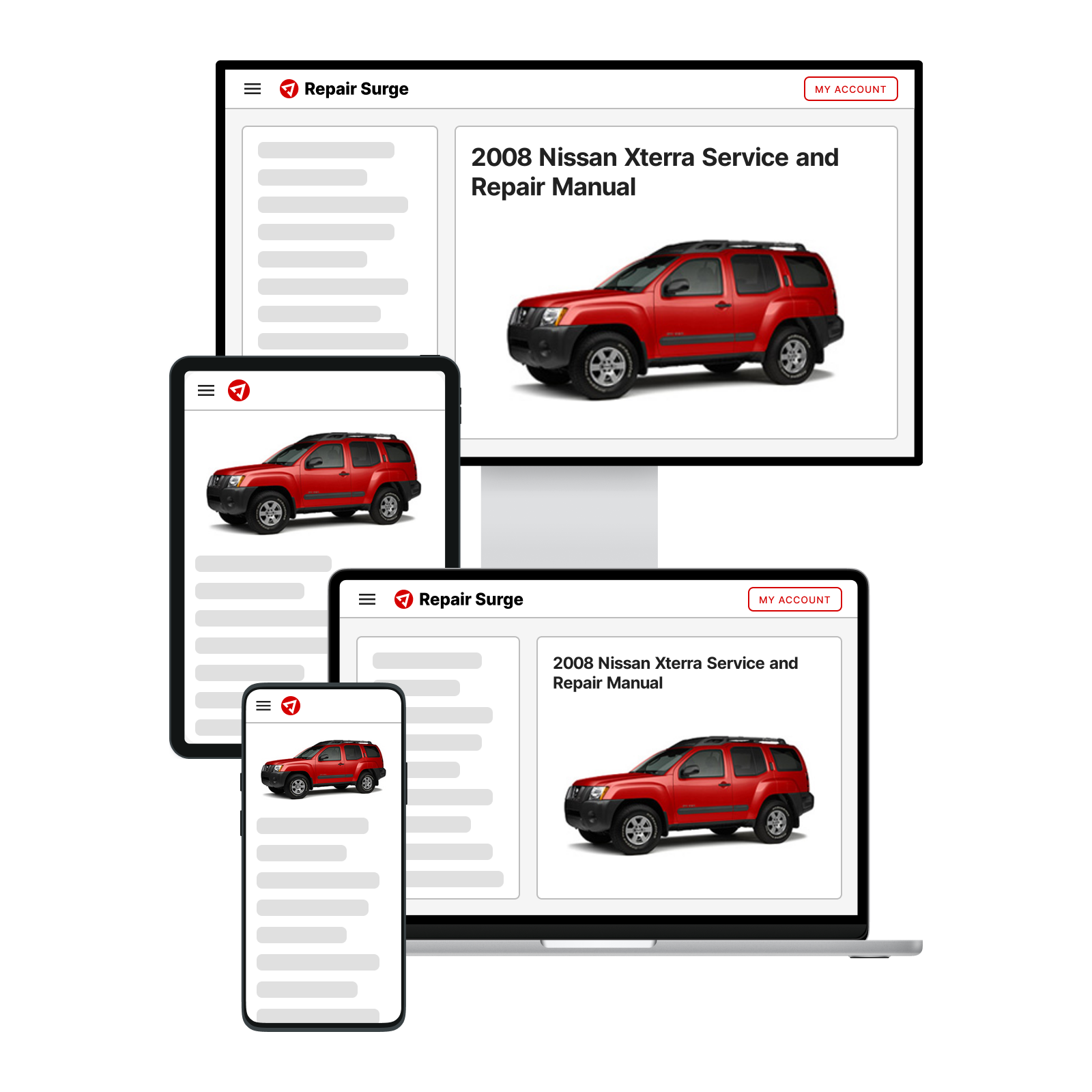 2008 Nissan Xterra Service and Repair Manual | Repair Surge