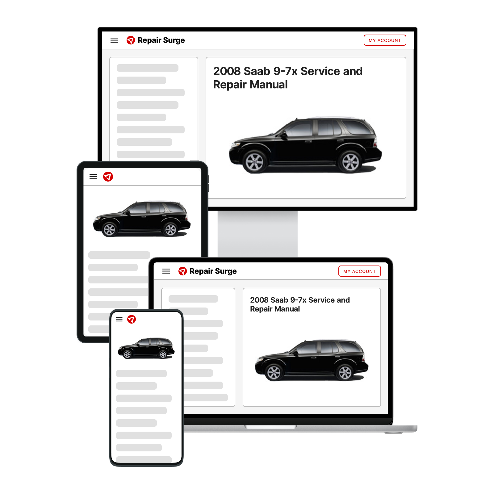 2008 Saab 9-7x Service and Repair Manual | Repair Surge