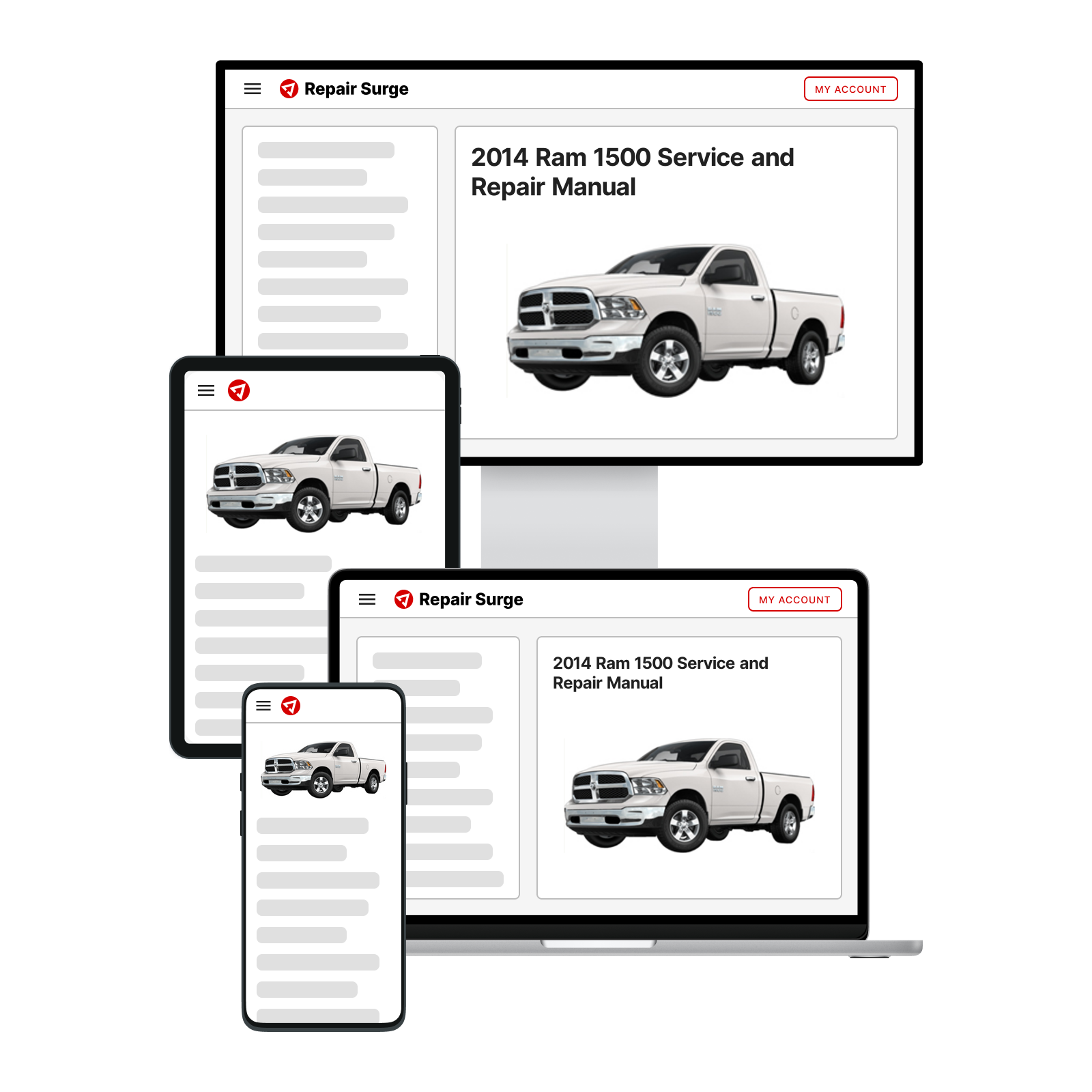2014 Ram 1500 Service and Repair Manual Repair Surge