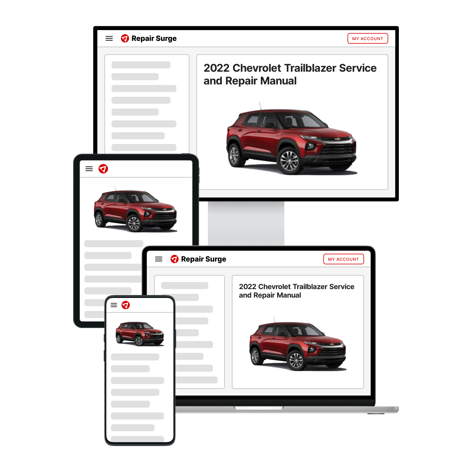 2022 Chevrolet Trailblazer Service and Repair Manual Repair Surge