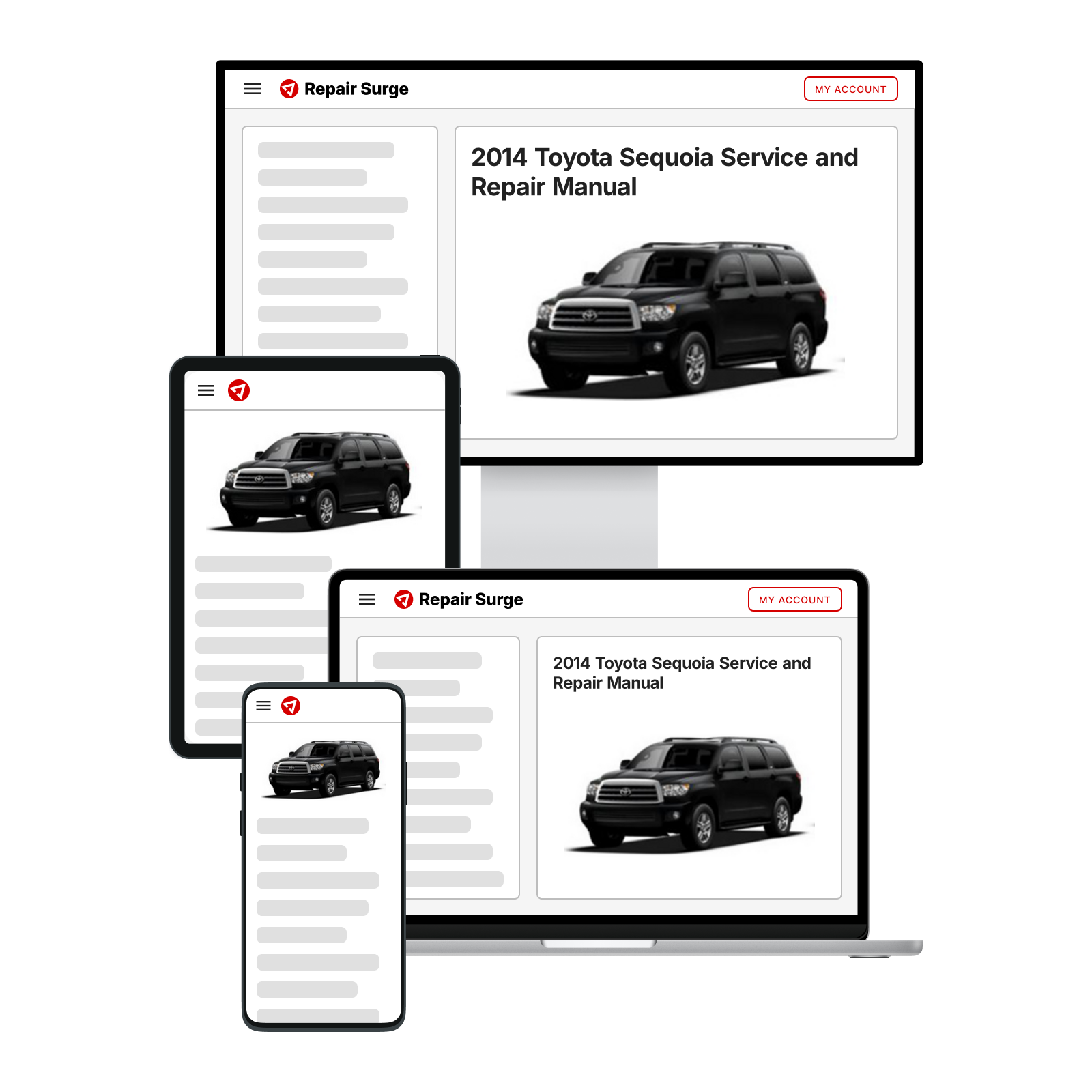2014 Toyota Sequoia Service and Repair Manual | Repair Surge