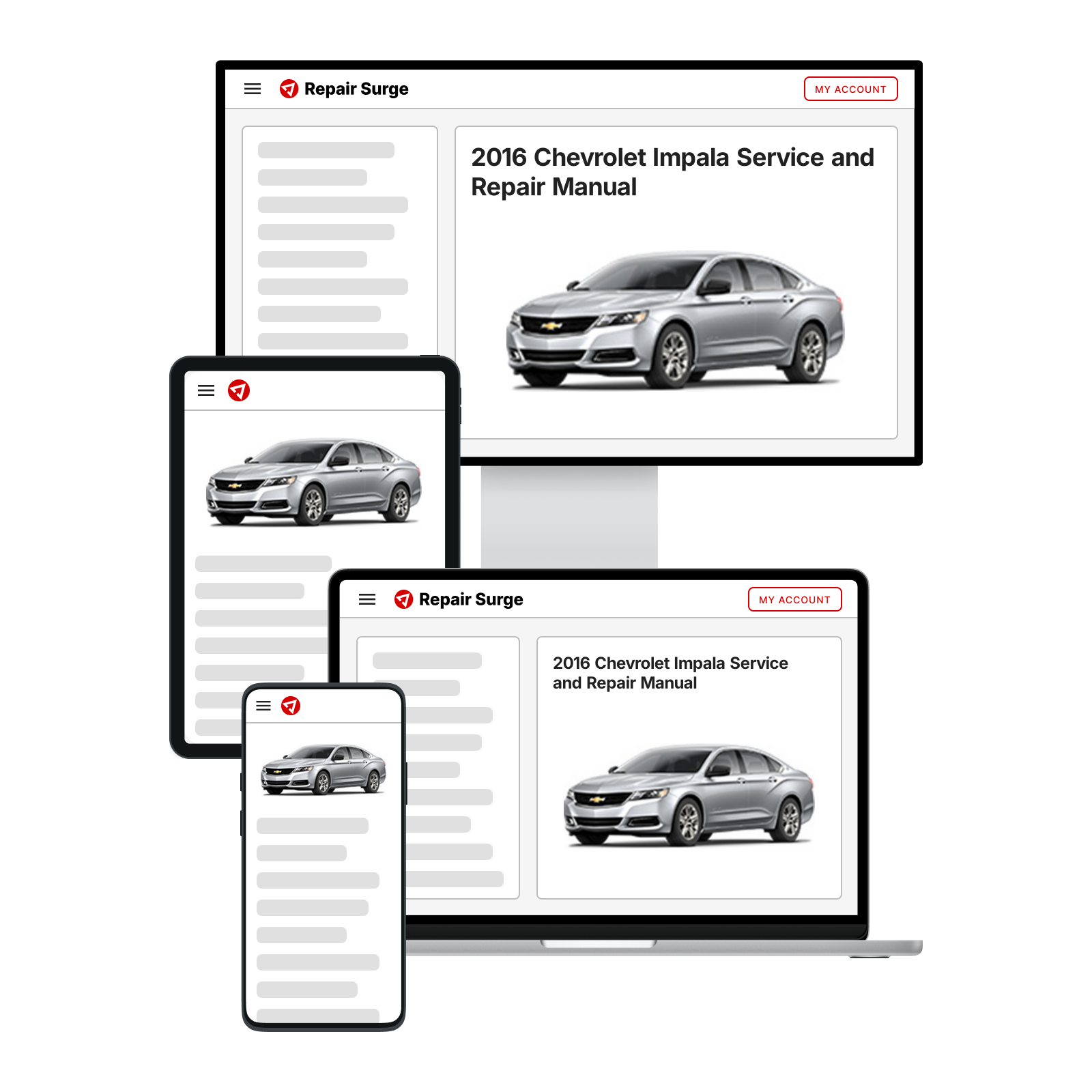 2016 Chevrolet Impala Service and Repair Manual | Repair Surge