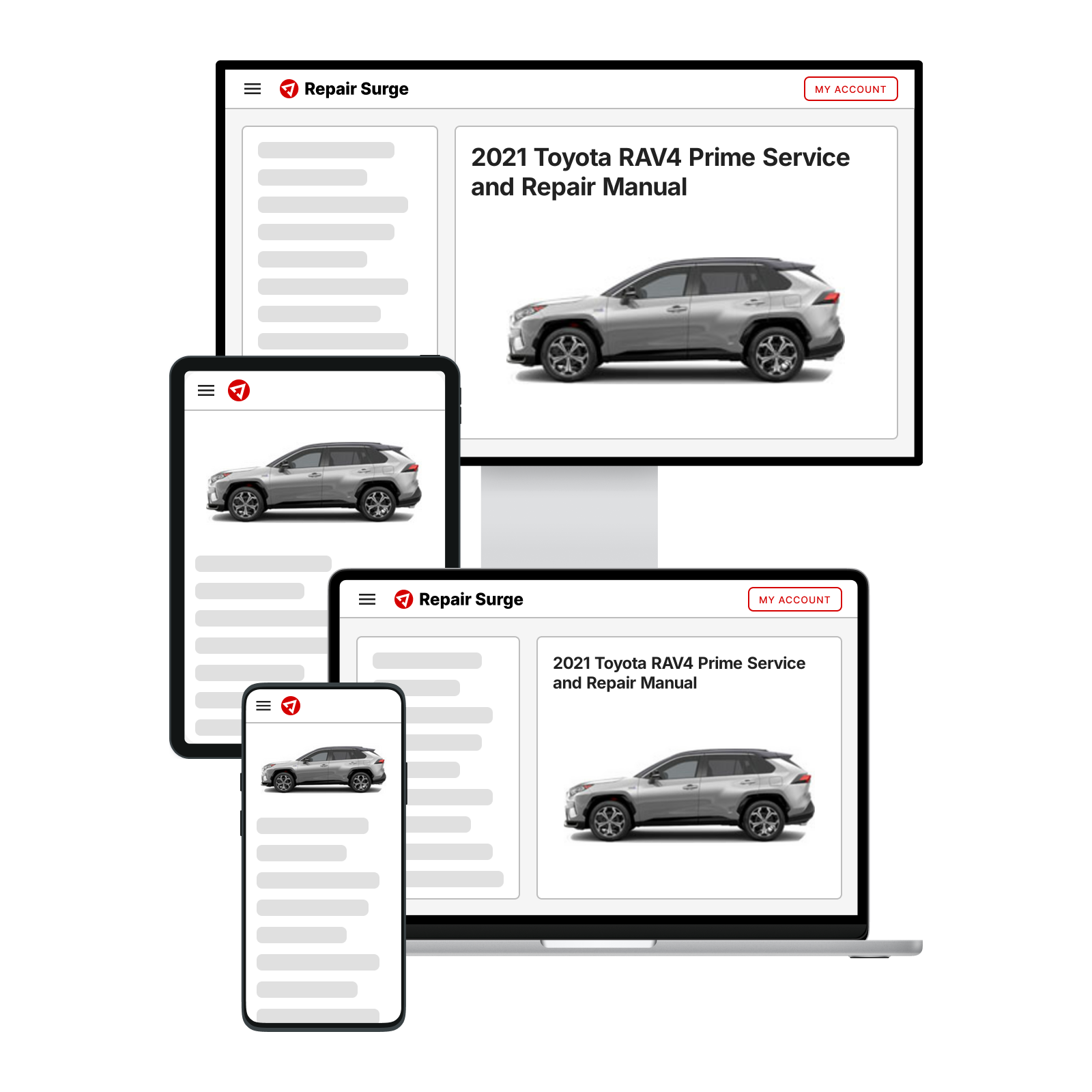 2021 Toyota RAV4 Prime Service and Repair Manual | Repair Surge